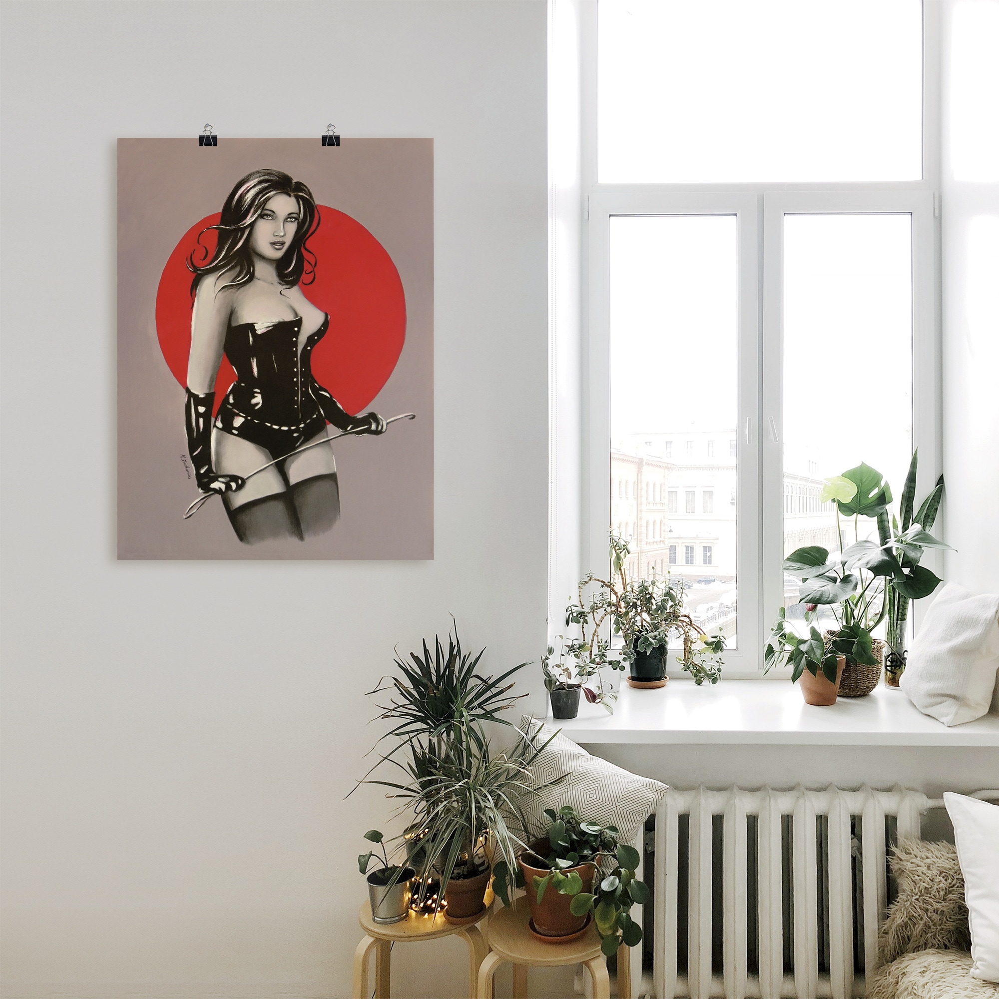 Artland Poster »Mistress Herrin der Lust - Malerei« 1 cuis tlg. ohne Rahmen