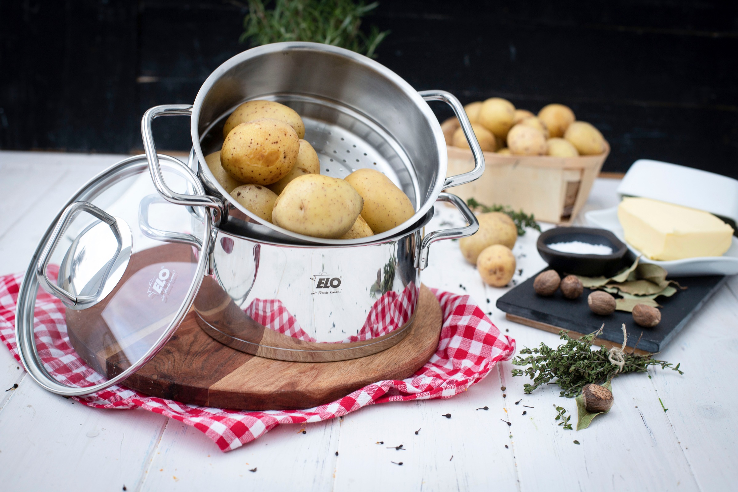 Elo Dampfgartopf 1 Stk. tlg. Edelstahl 18/8