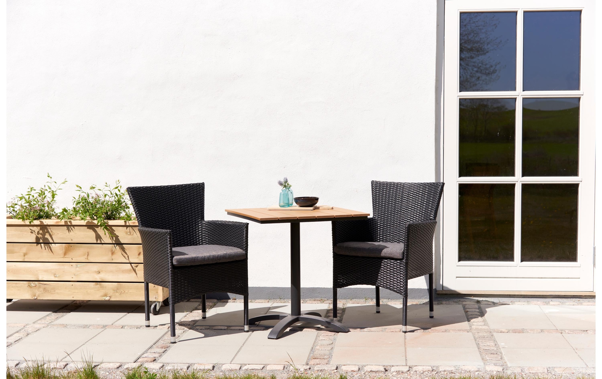 Schou Gartentisch »Mads 70 x 70 cm« Stabiler, geräumiger Bistrotisch