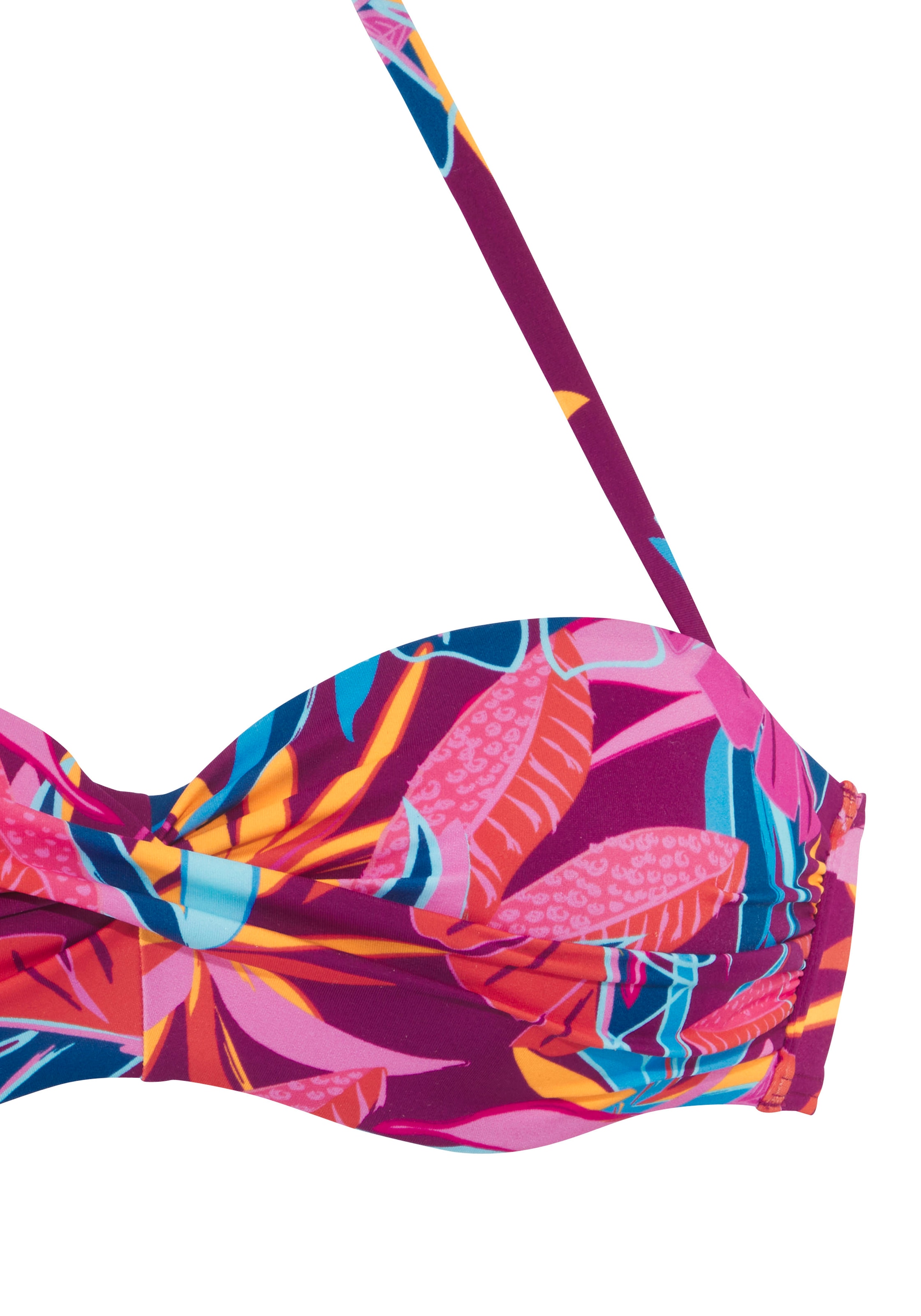 Buffalo Bügel-Bandeau-Bikini-Top »Soleil«, mit gedrehter Optik