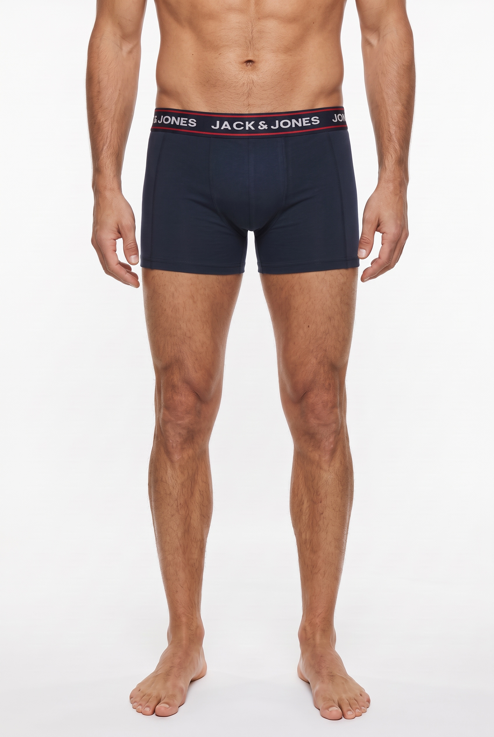 Jack & Jones Trunk »JACMAX SOLID TRUNKS 3 PACK BTW« Packung, 3 Stk. Baumwollmischung