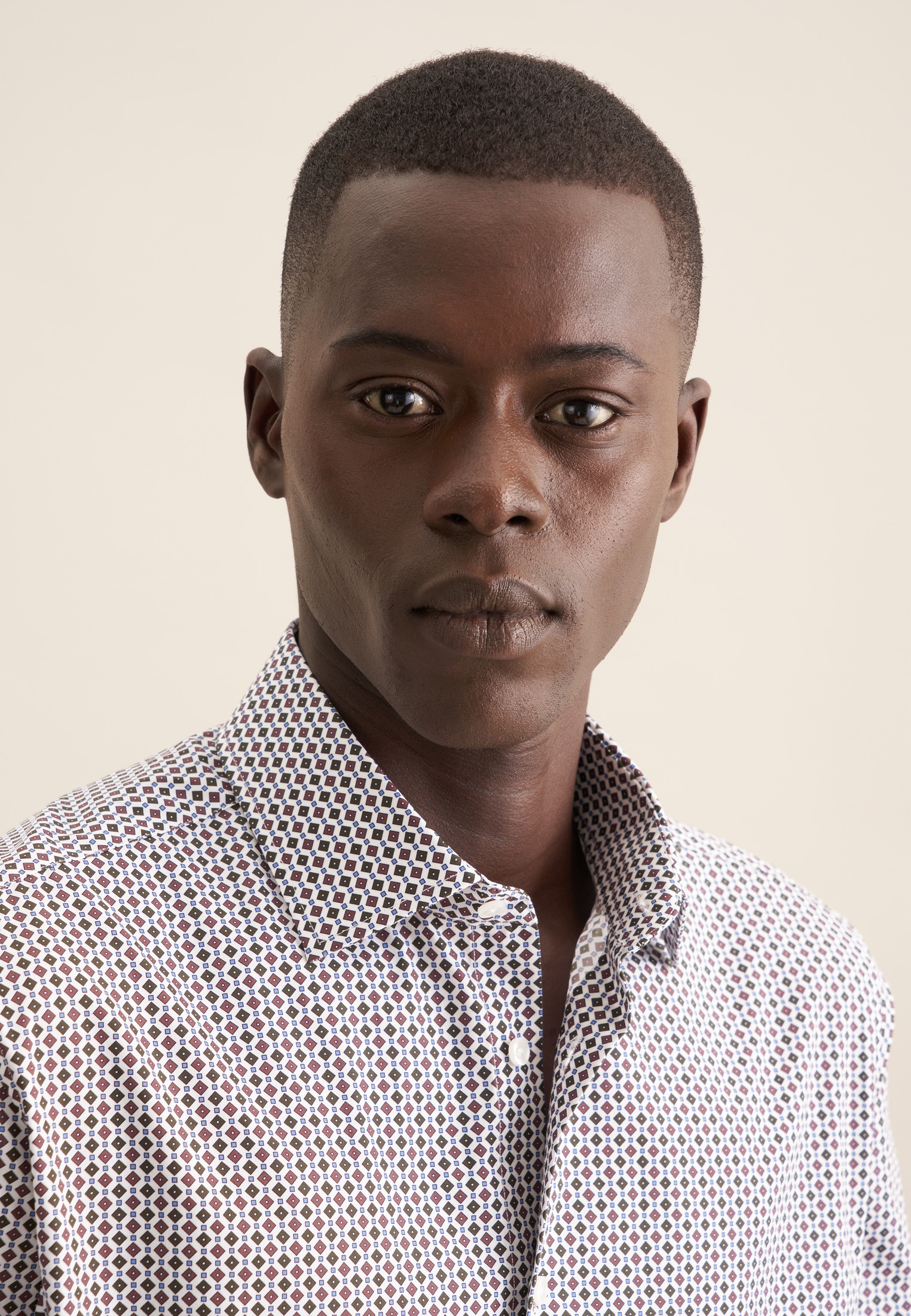 seidensticker Chemise d'affaires »Slim« Slim 1/1 Kentkragen Druck