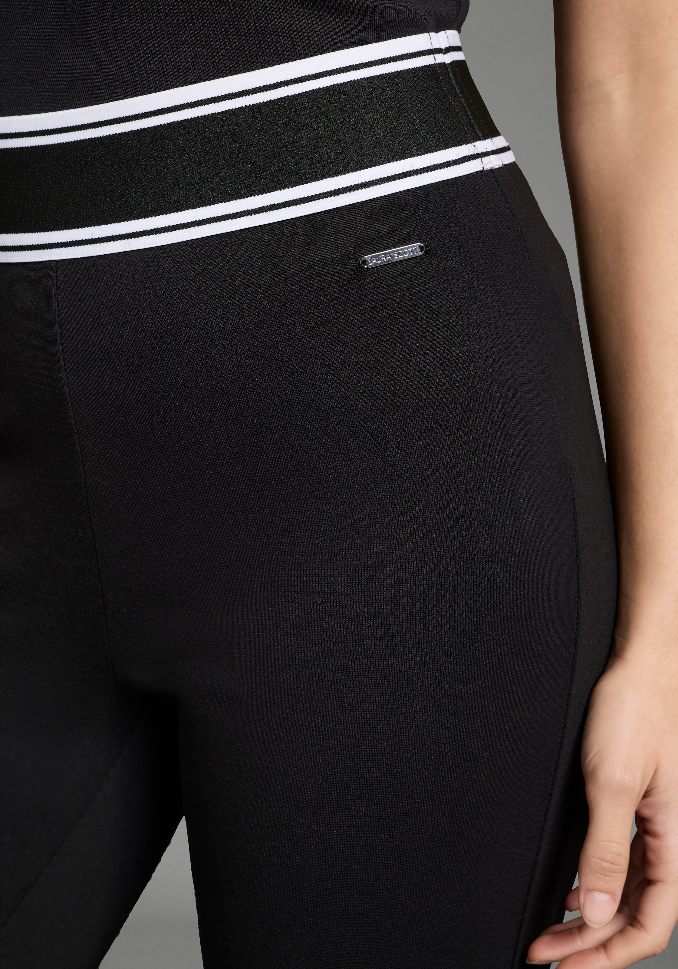 Laura Scott Bootcuthose  klassischer Bootcut Fit, elastischer Bund mit Gummizug