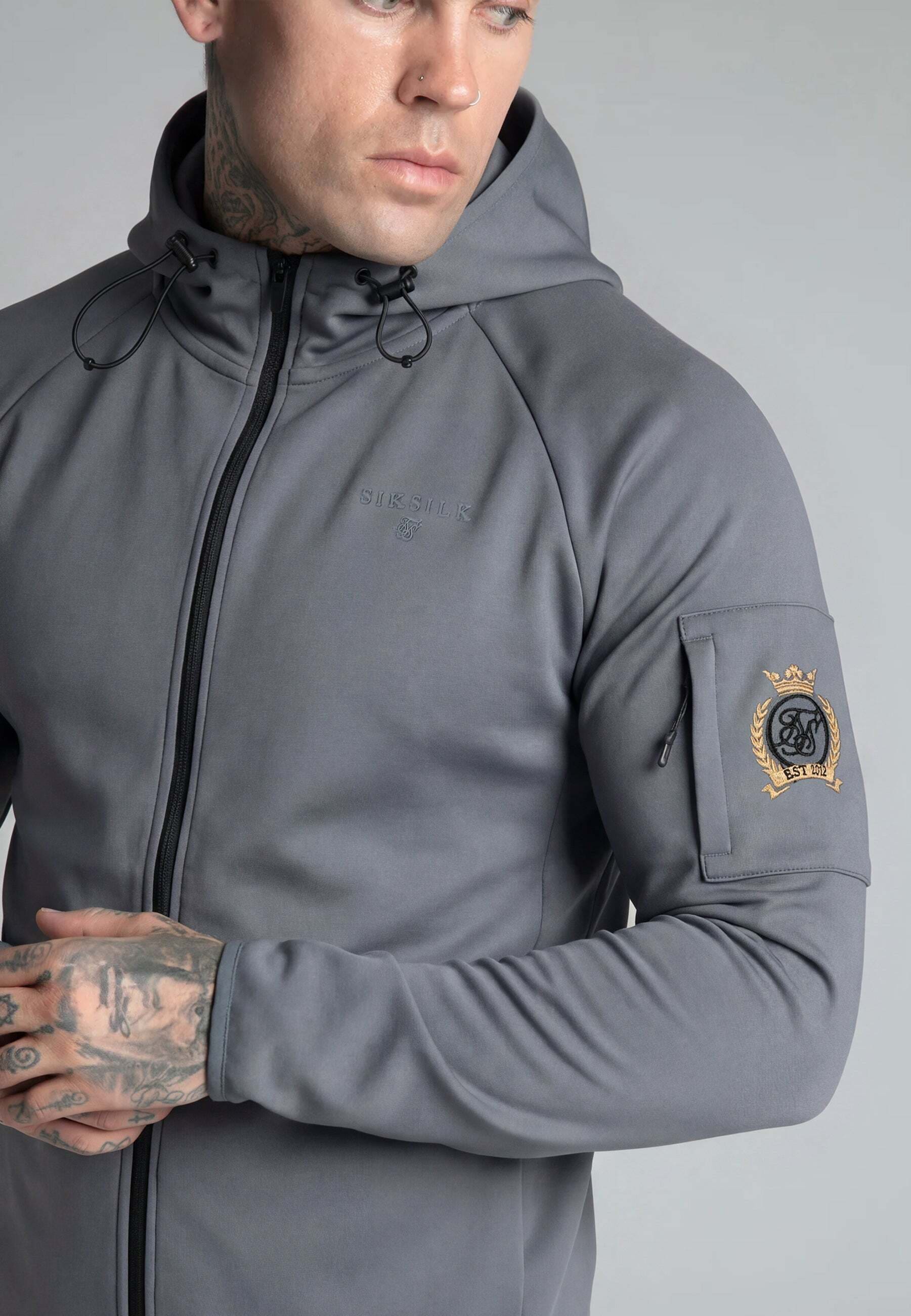 Siksilk Veste sweat »Siksilk Sweatjacke Full Zip«
