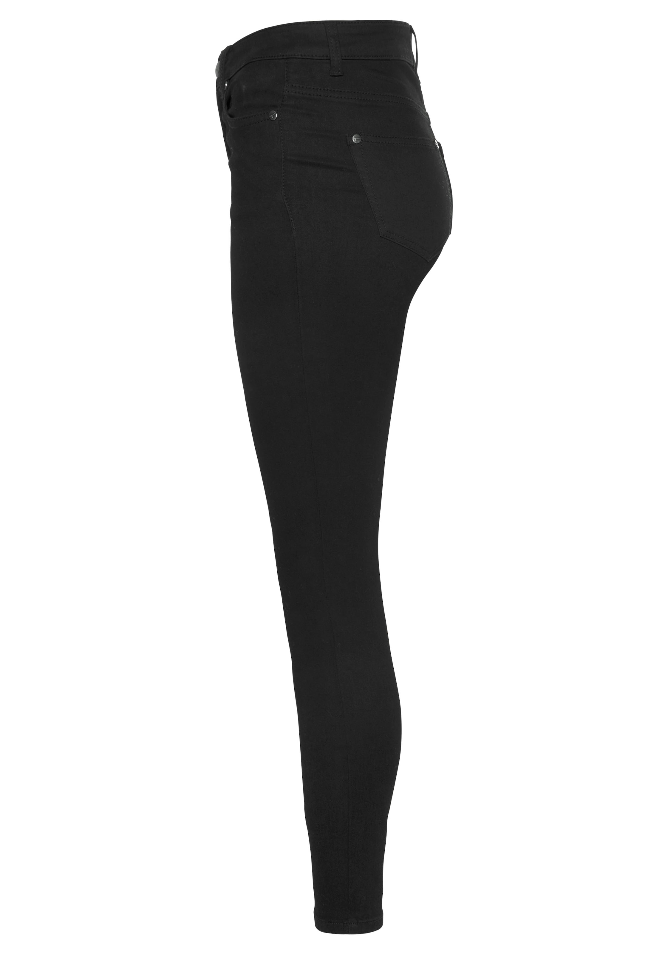 Tamaris Jeans taille haute Skinny Fit,  modischer Ankle Cut,  mit Gürtelschlaufen