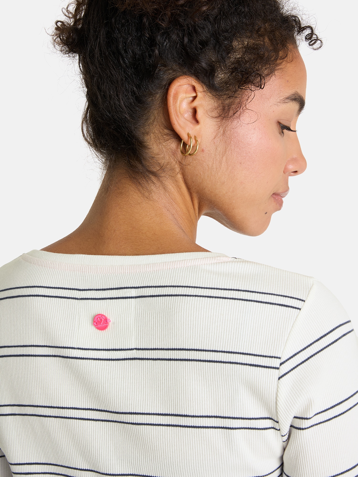 Lieblingsstück Langarmshirt »SinaL« mit Herzmotiv und Streifen