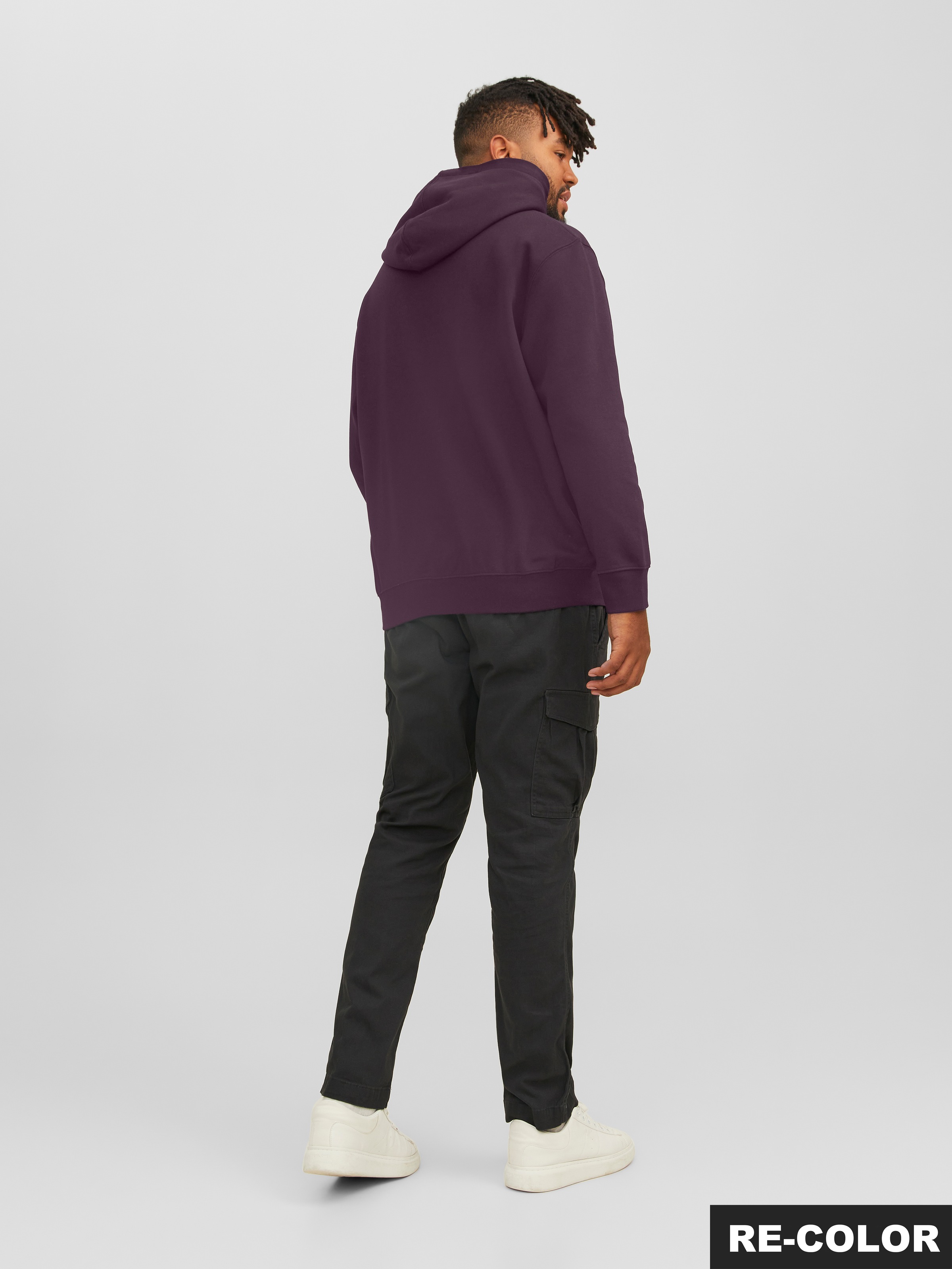 Jack & Jones PlusSize Kapuzensweatshirt »JJESTAR JJ SWEAT HOOD NOOS PLS« mit Kängurutasche