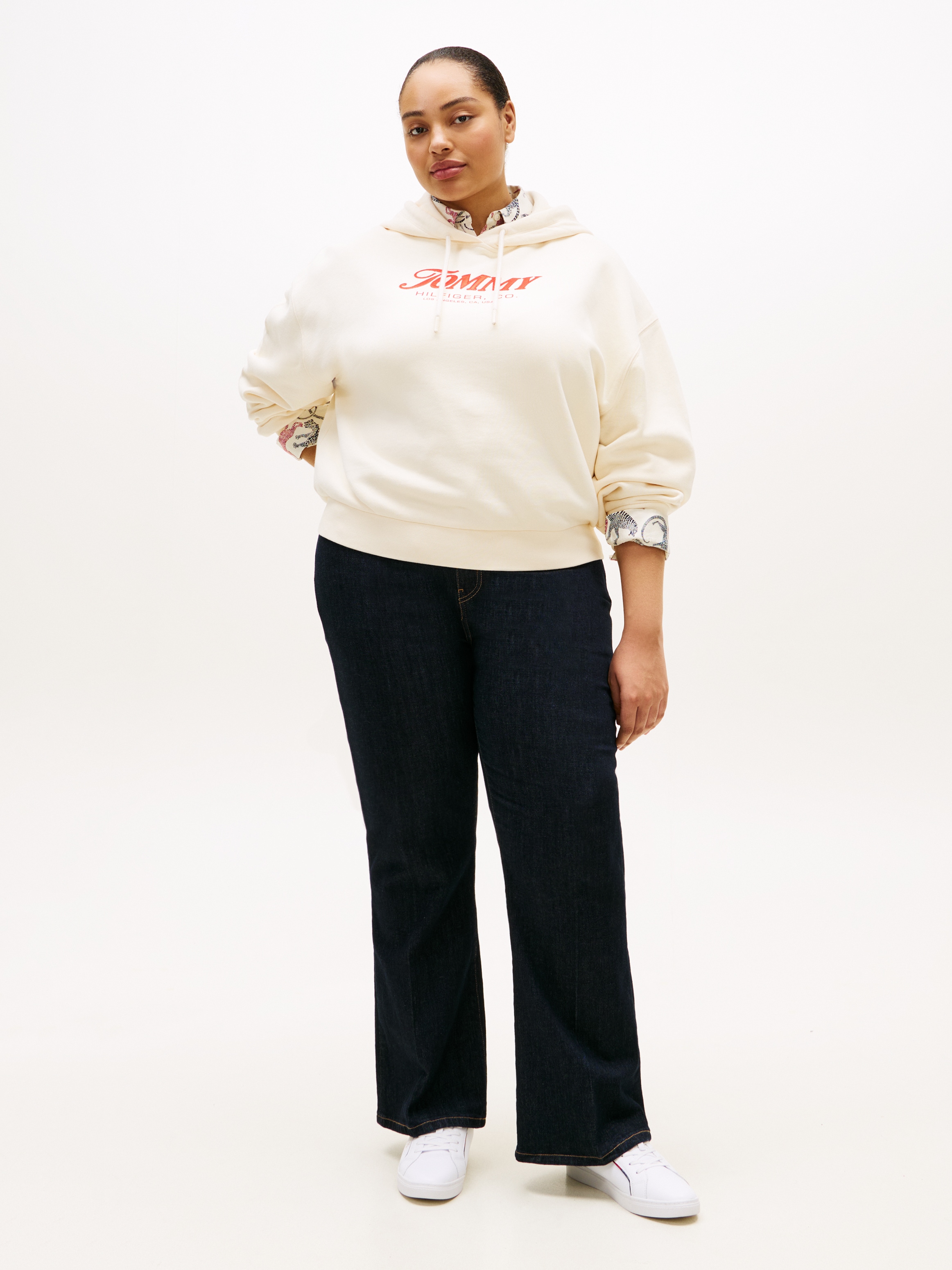 Tommy Hilfiger Curve Hoodie »CRV FUN GRAPHIC MDRN HOODIE«, in grossen Grössen
