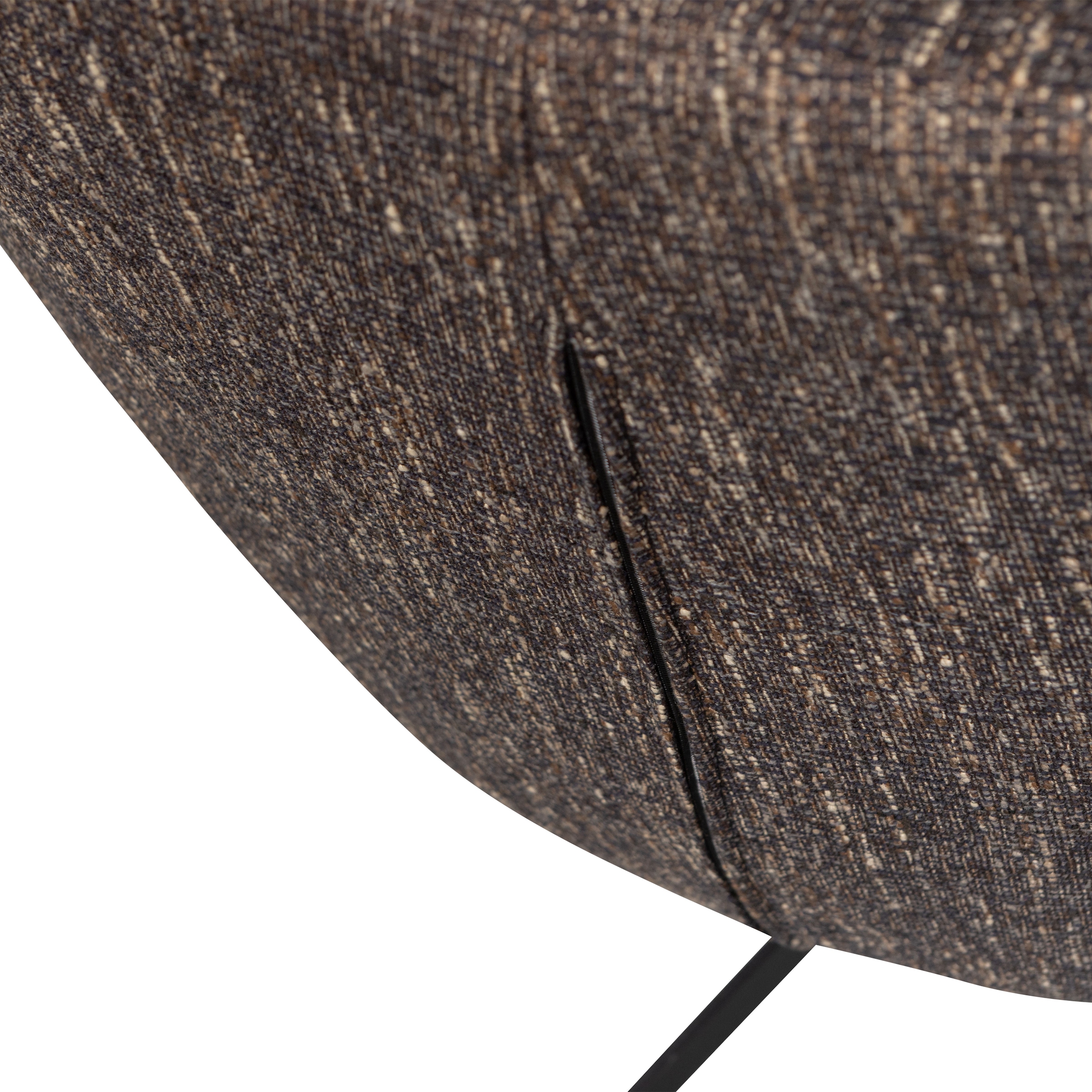 WOOOD Drehsessel »Milaro mit Fling-Melange-Bezug und Drehmechanismus B75 x T94 x H88 cm« Hohe Verschleissfestigkeit, Tragkraft 120 kg, mittlere Sitzhöhe