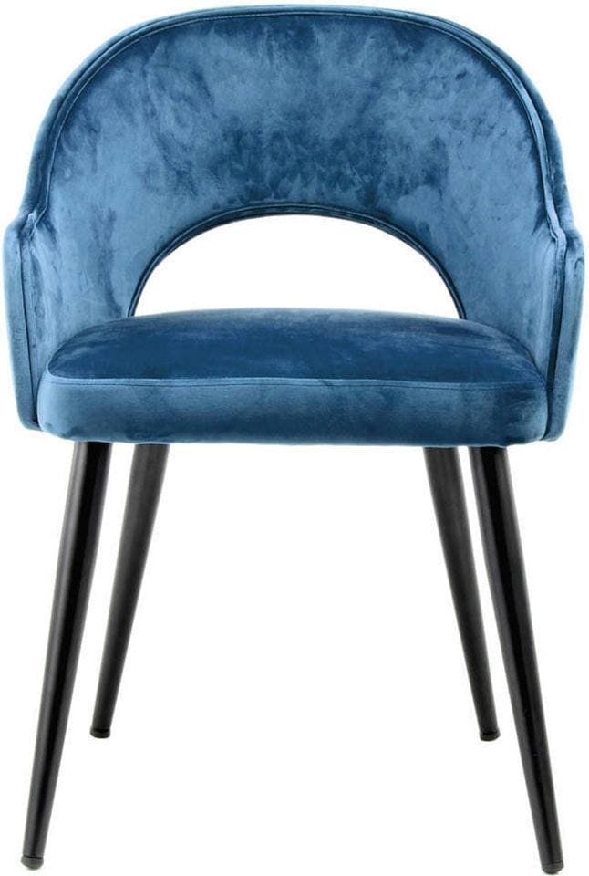 Kayoom Chaise »Joris 110 2er-Set , einfarbiges Design,mit Retro-Charakter« (Set) 2 cuismit Armlehne, bequem, Halbmond-Öffnung in der Rückenlehne