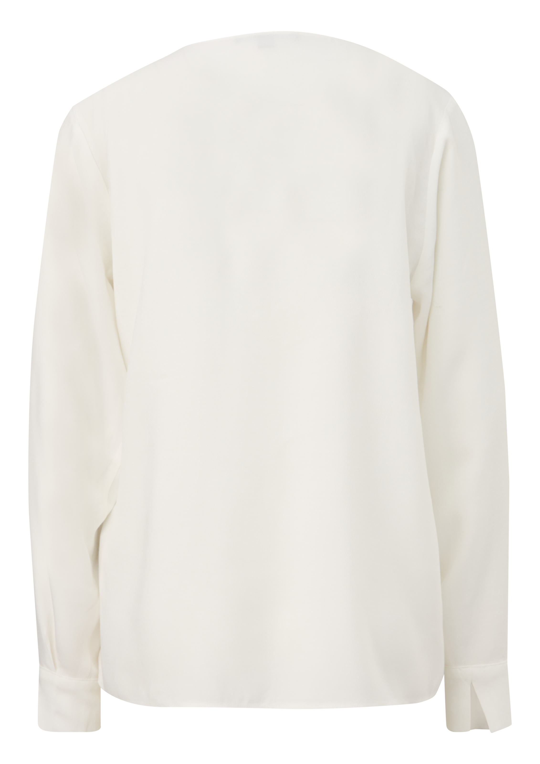 Comma Langarmbluse mit Schlitz am Ärmelabschluss