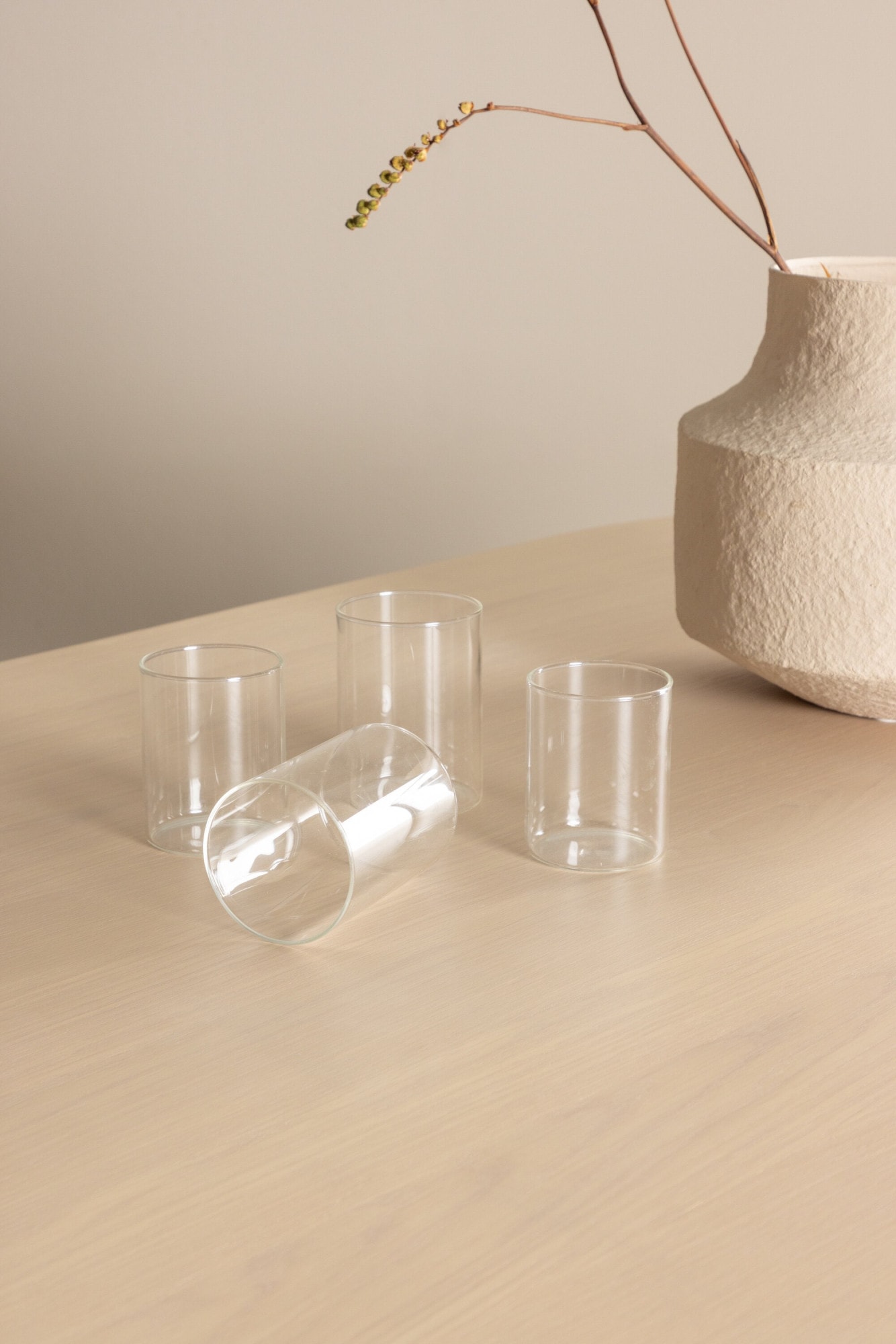 Venture Home Table de salle à manger »Tyresö, rechteckiger Esstisch 220 × 100 cm in Whitewash, geräumig« table de salle à manger, MDF, claire, facile d'entretien