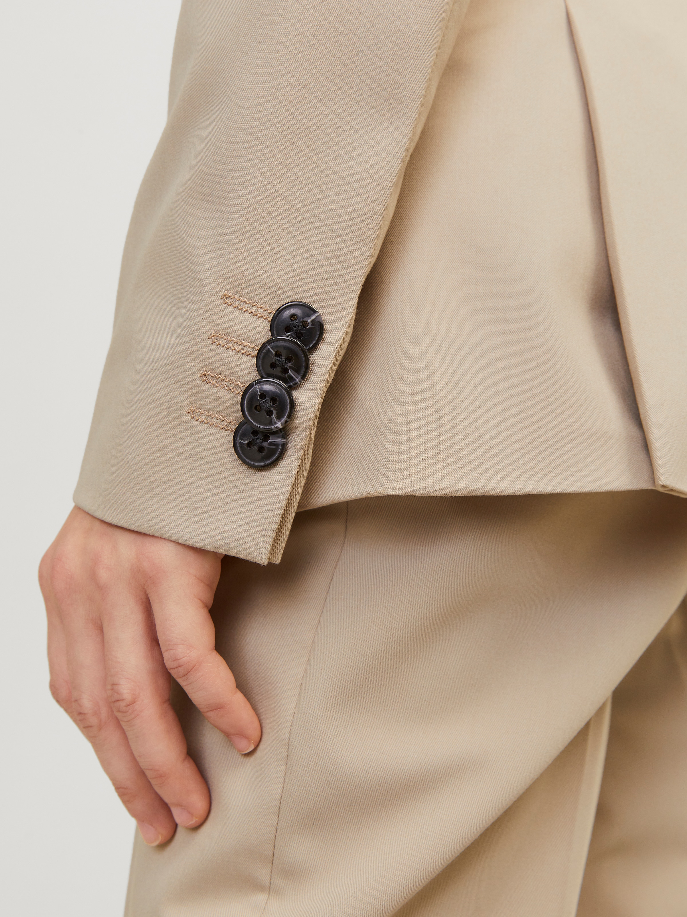 Jack & Jones Junior Sakko »JPRSOLAR stylisch, elastisch, pflegeleicht« unifarben, modisch, slim fit, Reverskragen