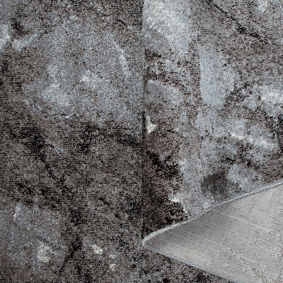 my home Teppich »Sonnenhang« rechteckig 9 mm Höhe mit besonders weichem Flor, Kurzflor, modernes Marmor Design