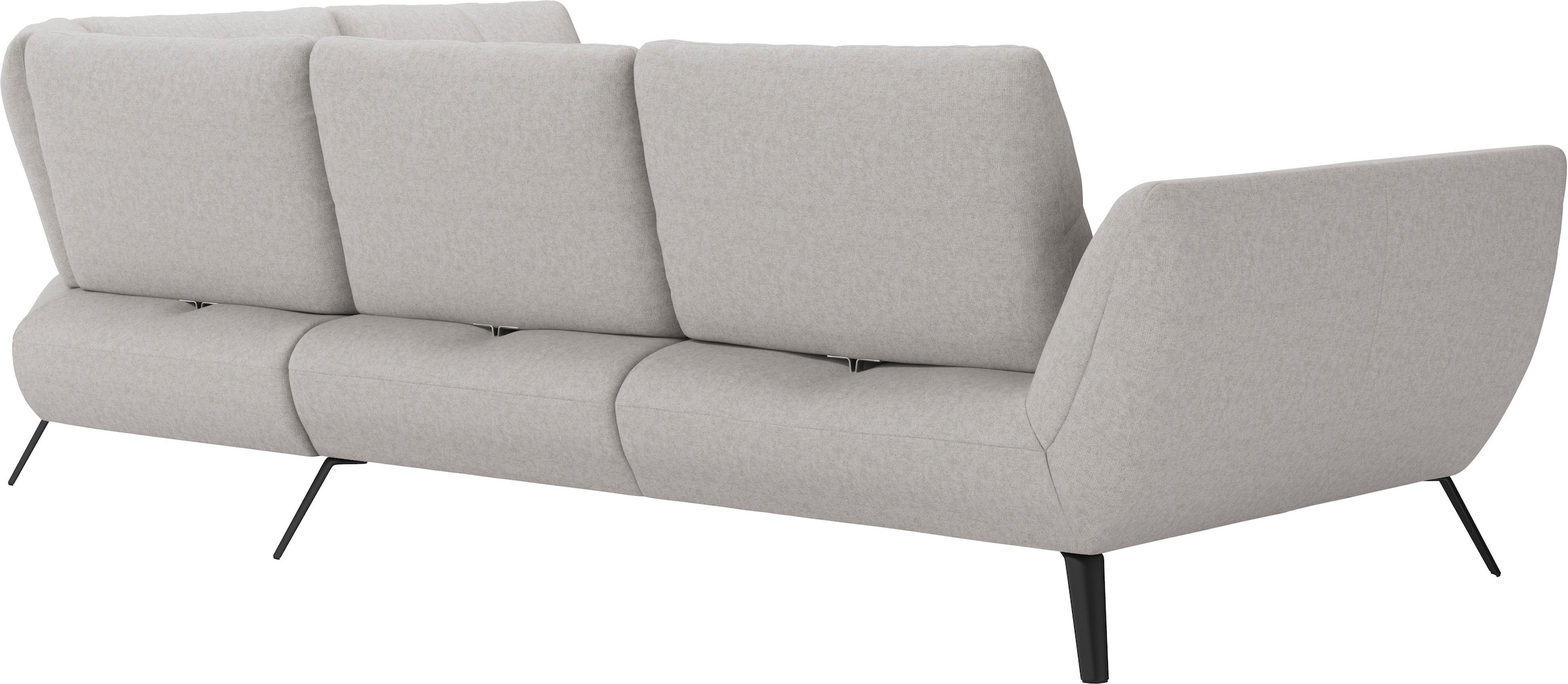 PLACES OF STYLE Ecksofa »Mikado L-Form« inkl. Sitztiefenverstellung und Armteilverstellung