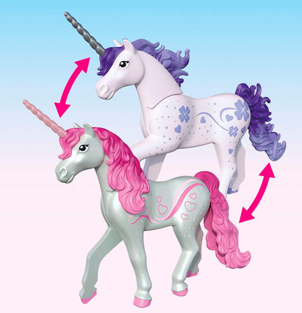 Playmobil® Jeu de construction »Zauberhafter Einhorn-Stall für Mama und Fohlen (71839), Princess Magic« Made in Europe