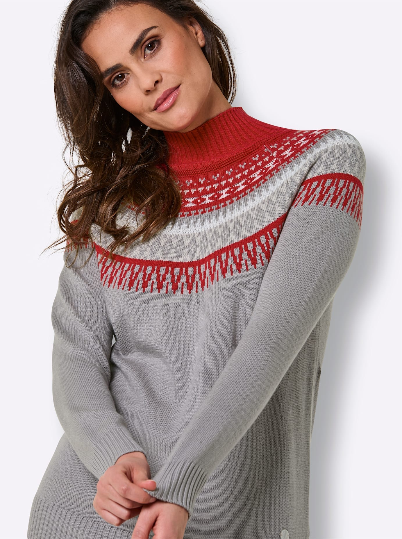 CREATION L PREMIUM Pull norvégien »Modal-Mix-Pullover«