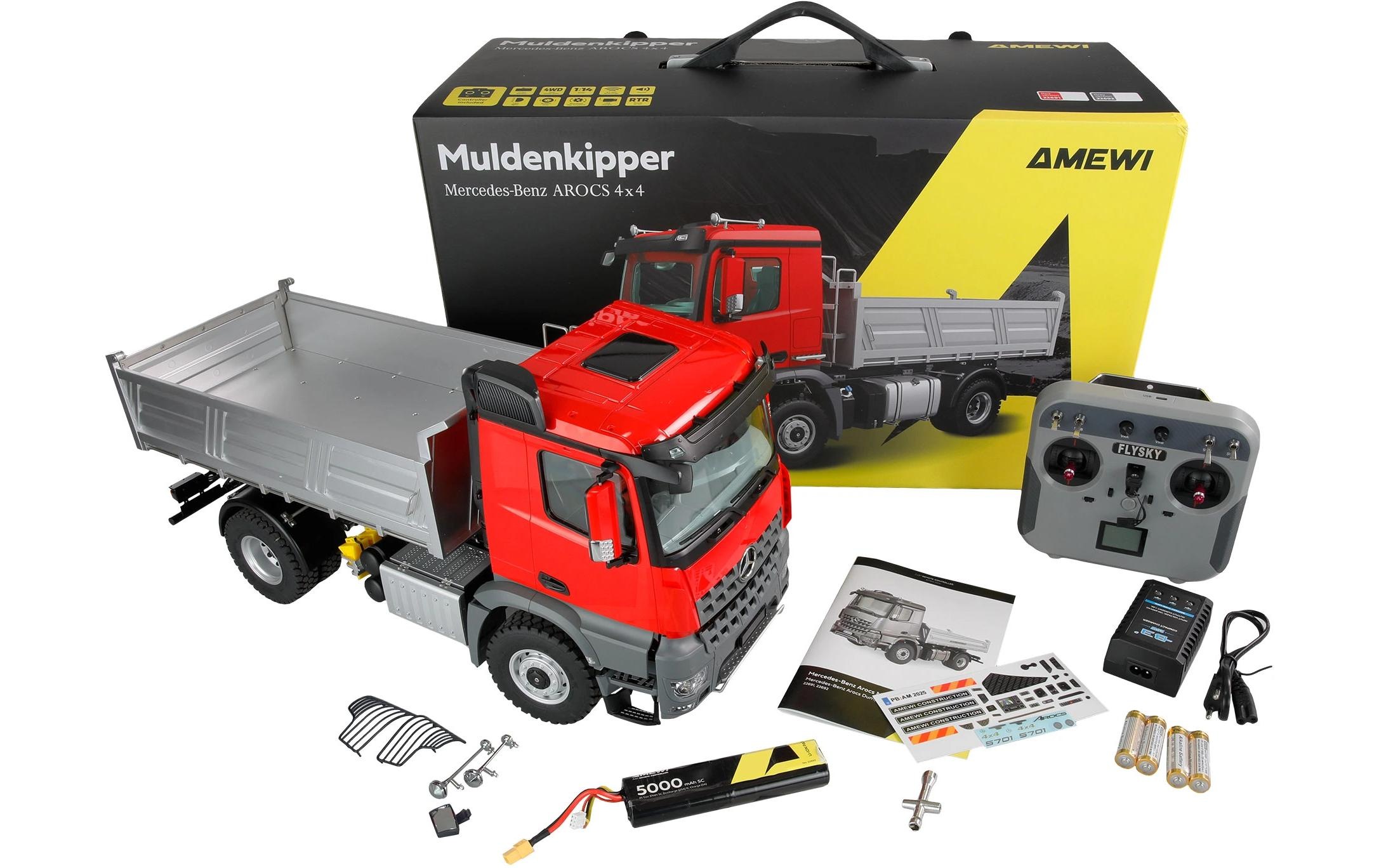 Amewi RC-LKW »Lastwagen Mercedes-Benz Arocs 1:14 RTR«