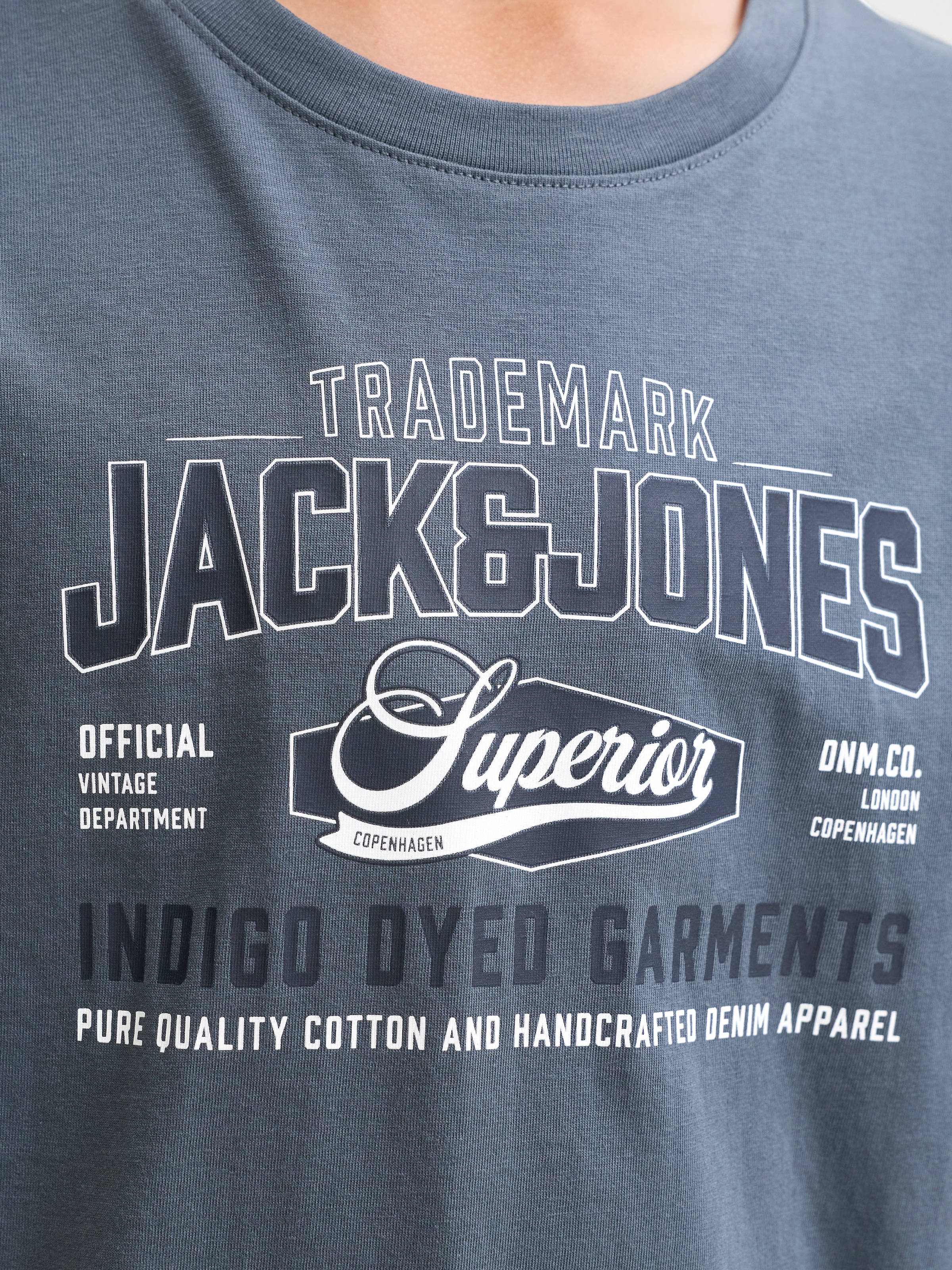 Jack & Jones Junior Rundhalsshirt »JJELOGO TEE SS O-NECK 2 COL AW26 SN JNR« Baumwolle, regular fit