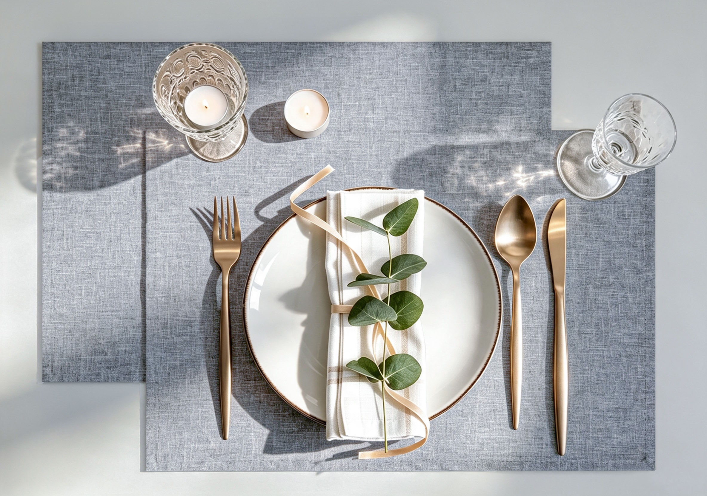 GOODproduct Platzset »Ozzie« Uni, strukturiert, Pflegeleicht, Praktisch,Dekoration, 30x45cm,