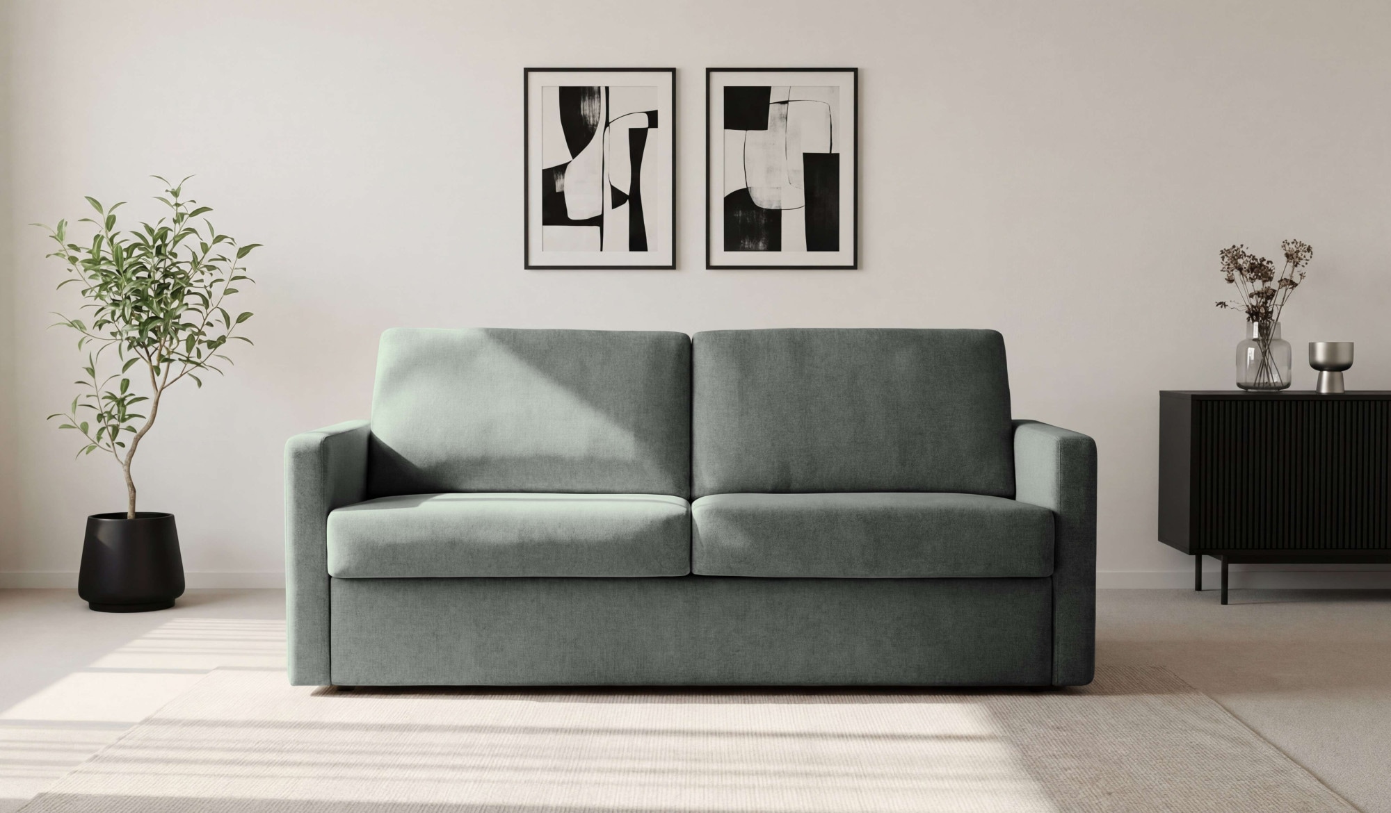 Home affaire Schlafsofa »Goldpoint 162 cm, Dauerschläfer, Liegefläche 120/200cm« 2-Sitzer mit Dauerschläfer-Funktion, Bonell-Federkernmatratze