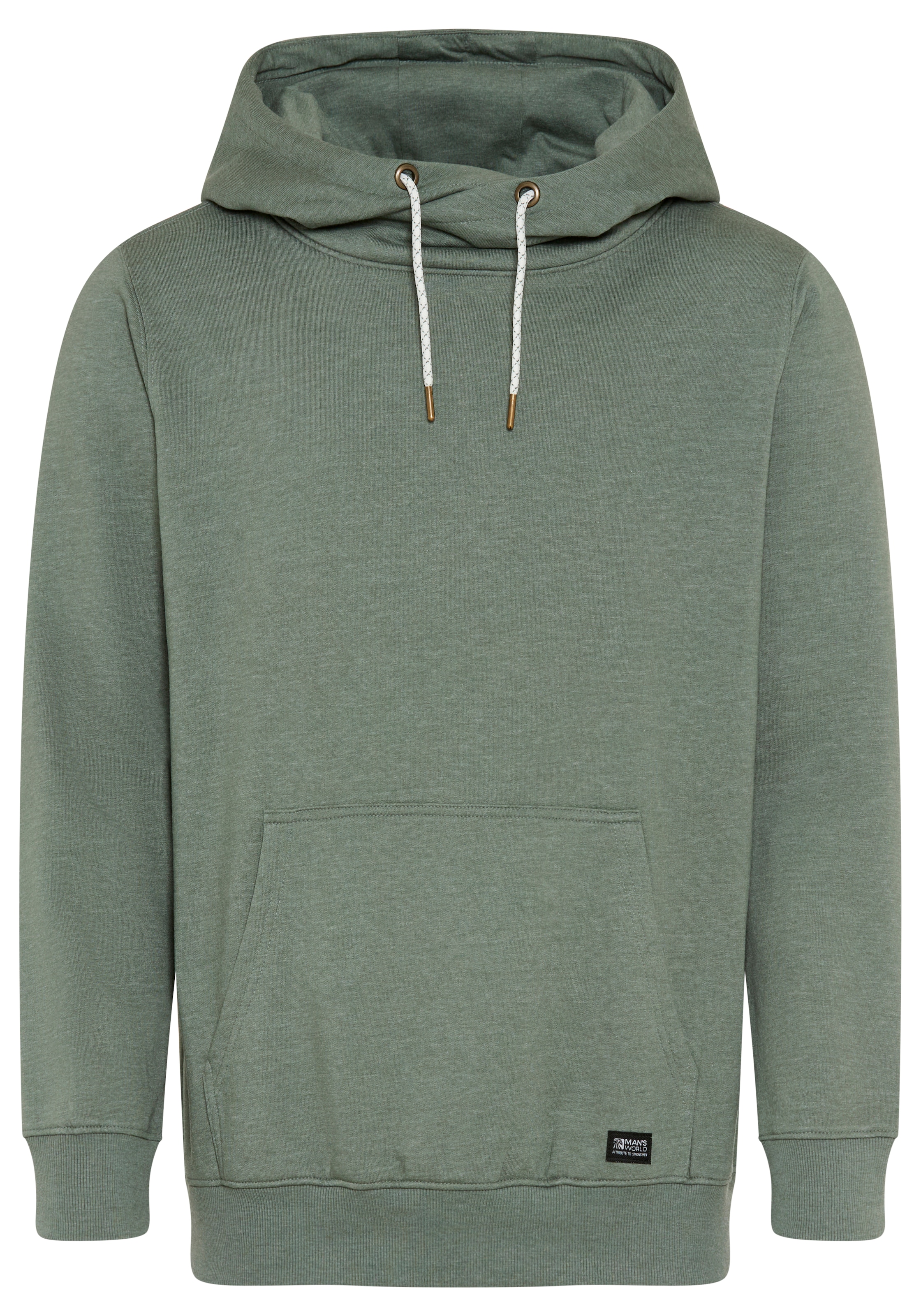 Man's World Sweat à capuche , avec col montant, aussi en grandes tailles
