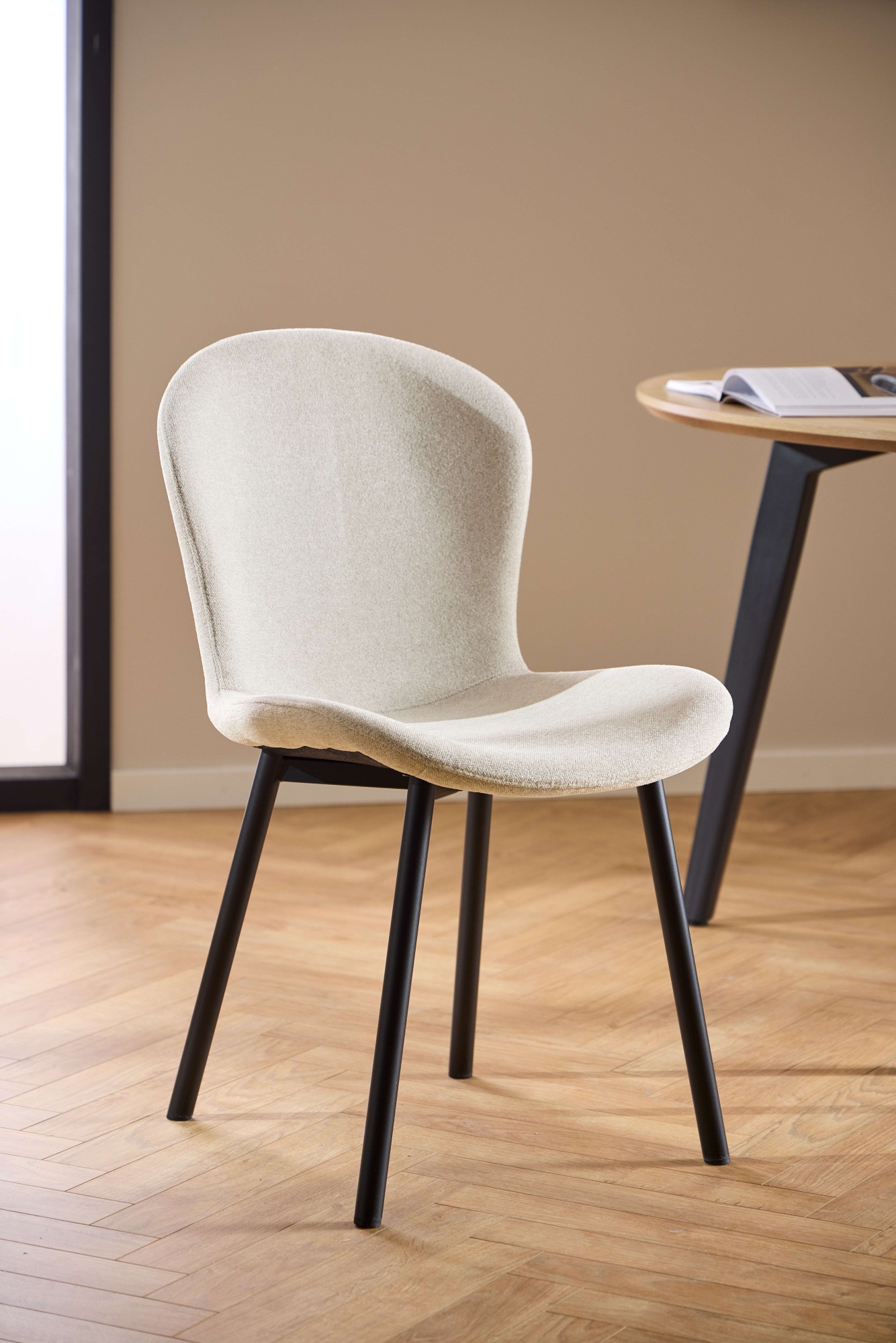 ACTONA GROUP Set de salle à manger »Essgruppe, Speisetisch mit Wohnzimmerstühlen« Ensemble, 1 table + 4 chaises, 5 cuis tlg.