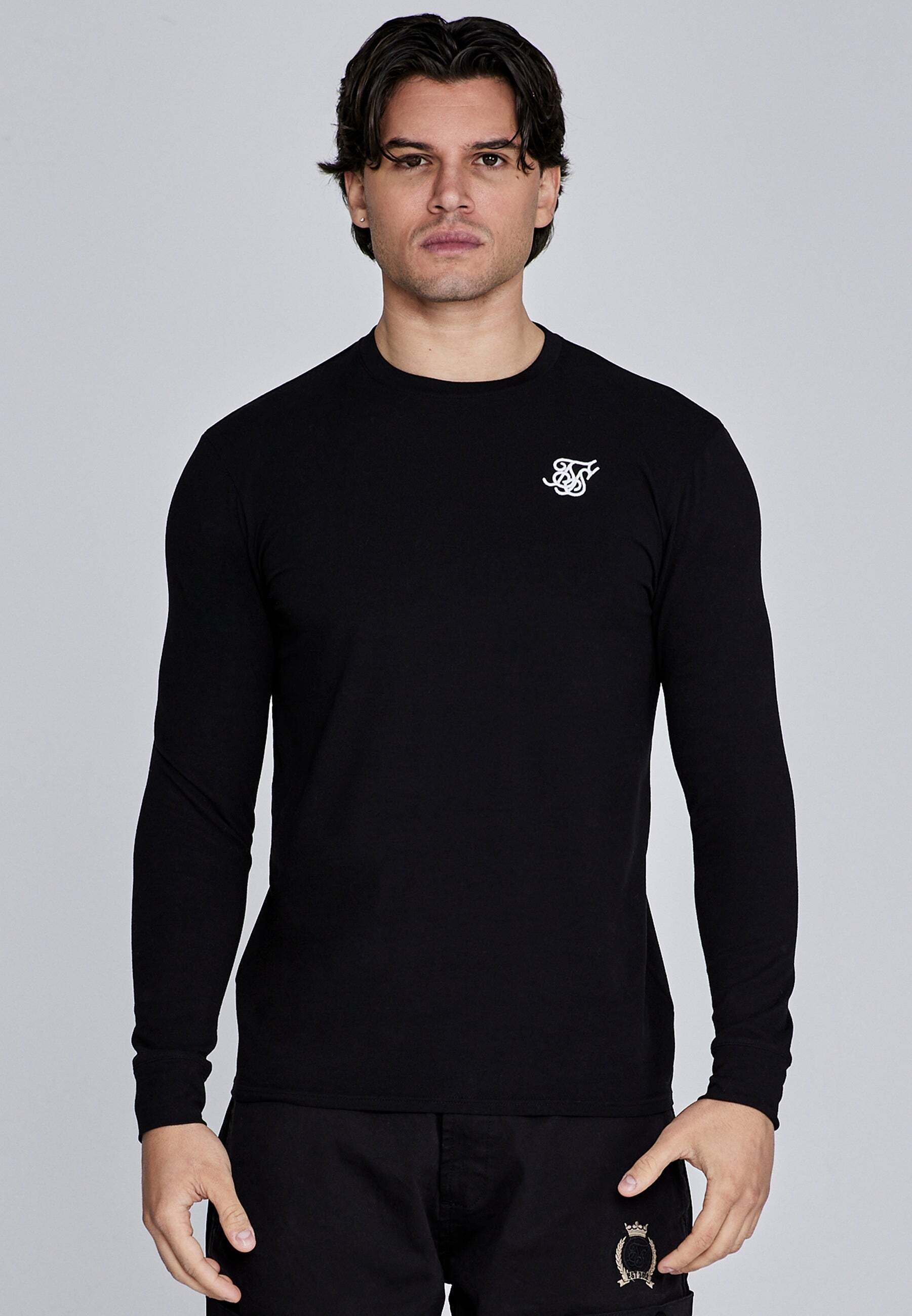 Siksilk Langarmshirt »Siksilk Langarmshirt Essentials Long Sleeve T-Shirt«