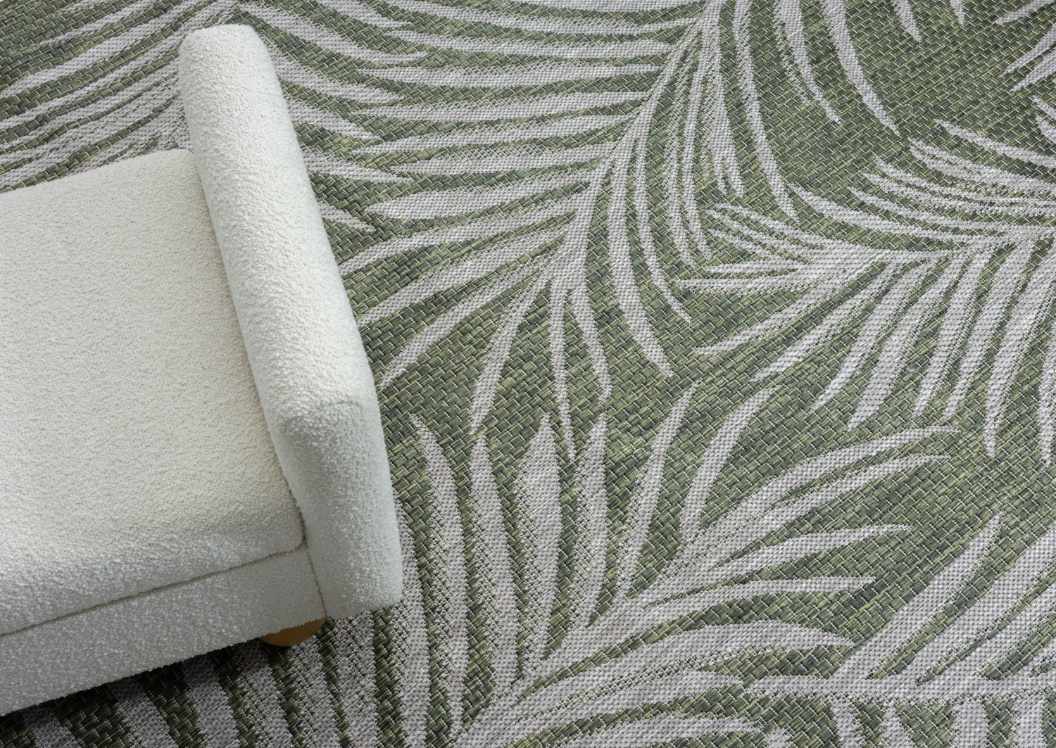 Myflair Möbel & Accessoires Teppich »Autumn« rechteckig 8 mm Höhe Wendeteppich, Blätter Motiv, Outdoor geeignet, Balkon, Terrasse