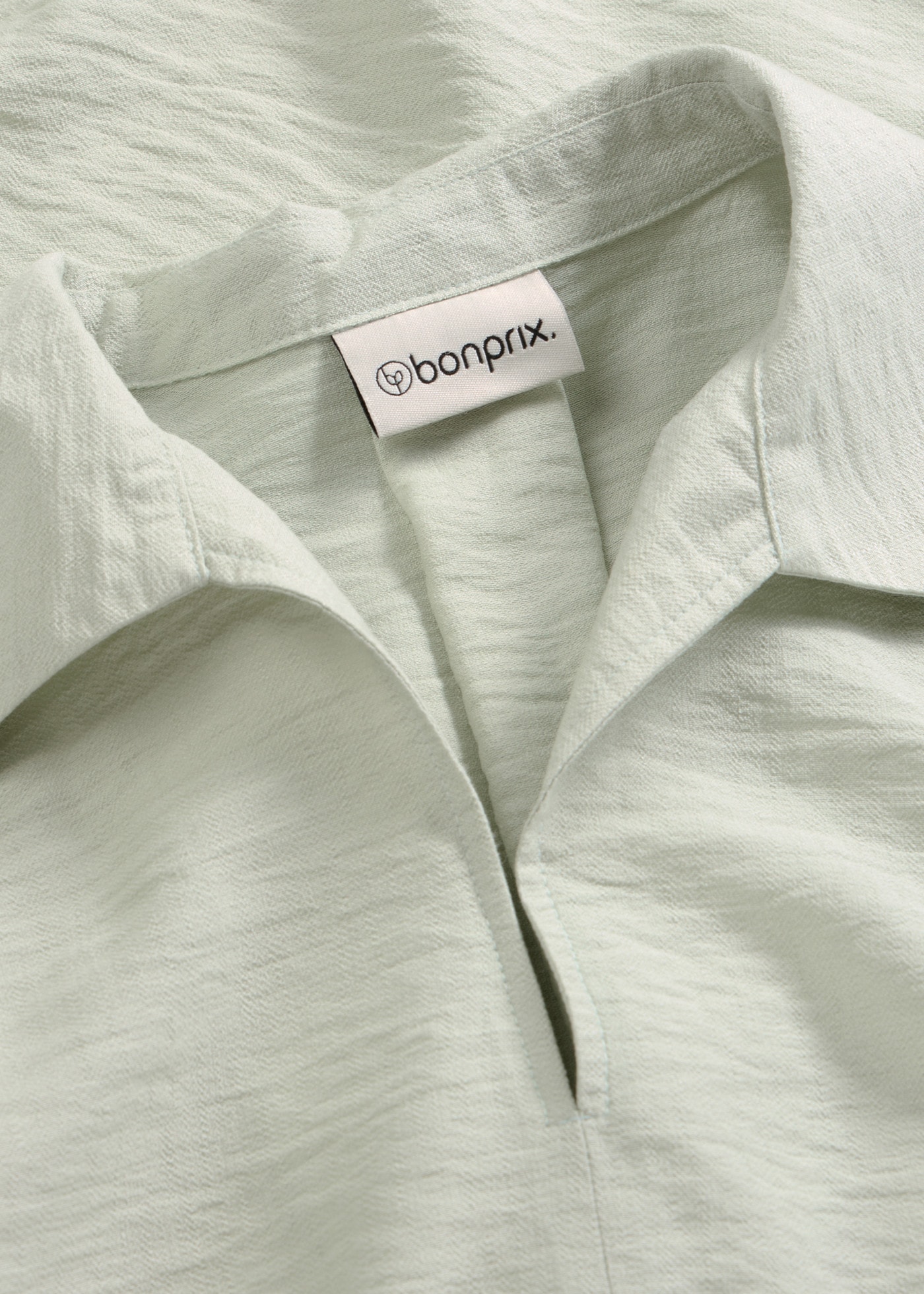 bonprix Tunique blouse tunique fluide, coupe ample, avec manches 7/8