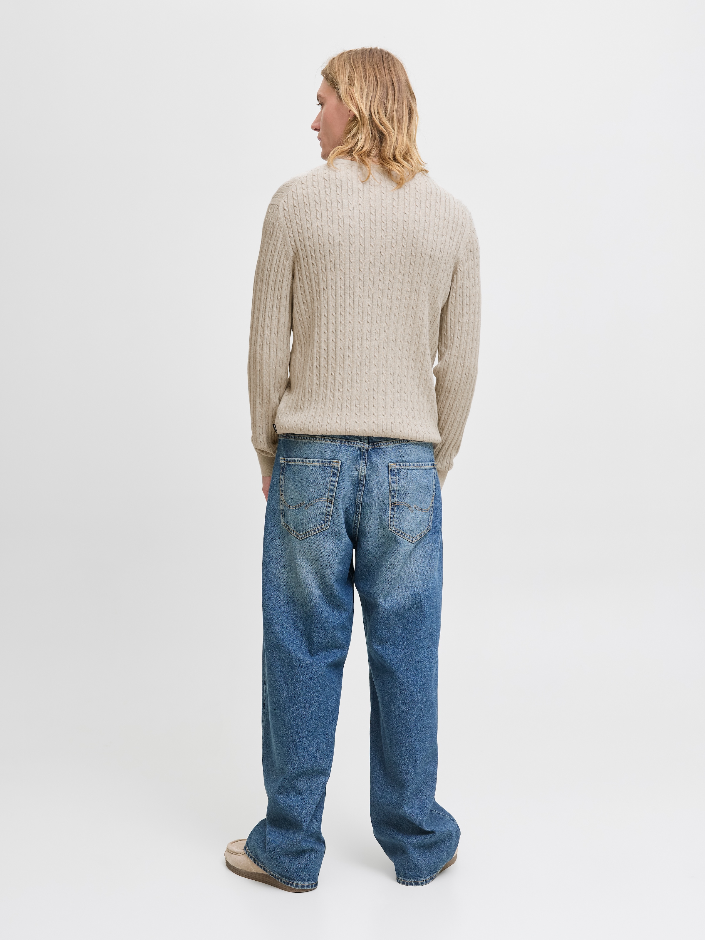 Jack & Jones Strickpullover »JJEEMIL KNIT CABLE CREW NECK NOOS«