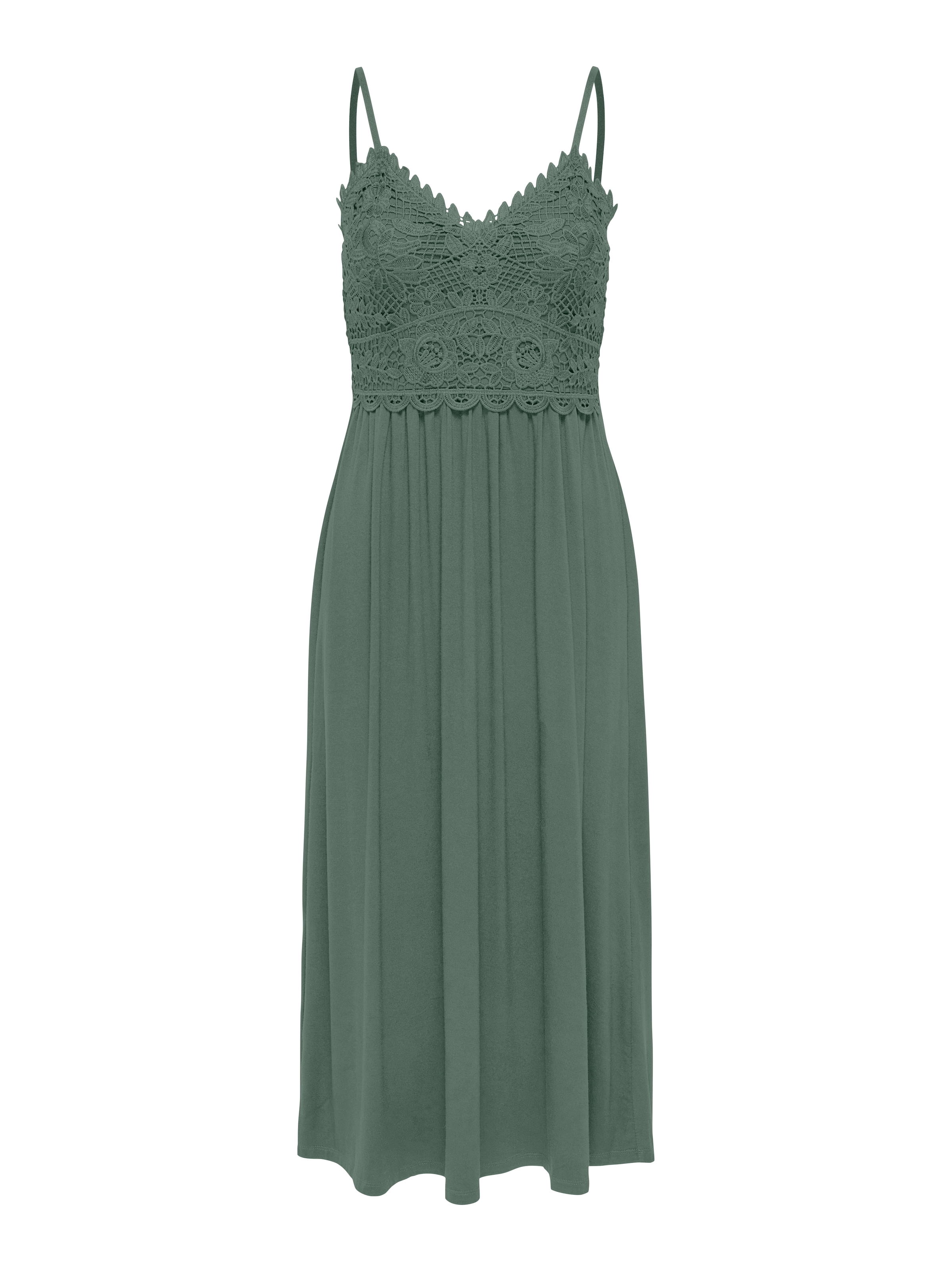 ONLY Robe spaghetti »ONLHONEY STRAP DRESS JRS« mélange viscose, coupe régulière