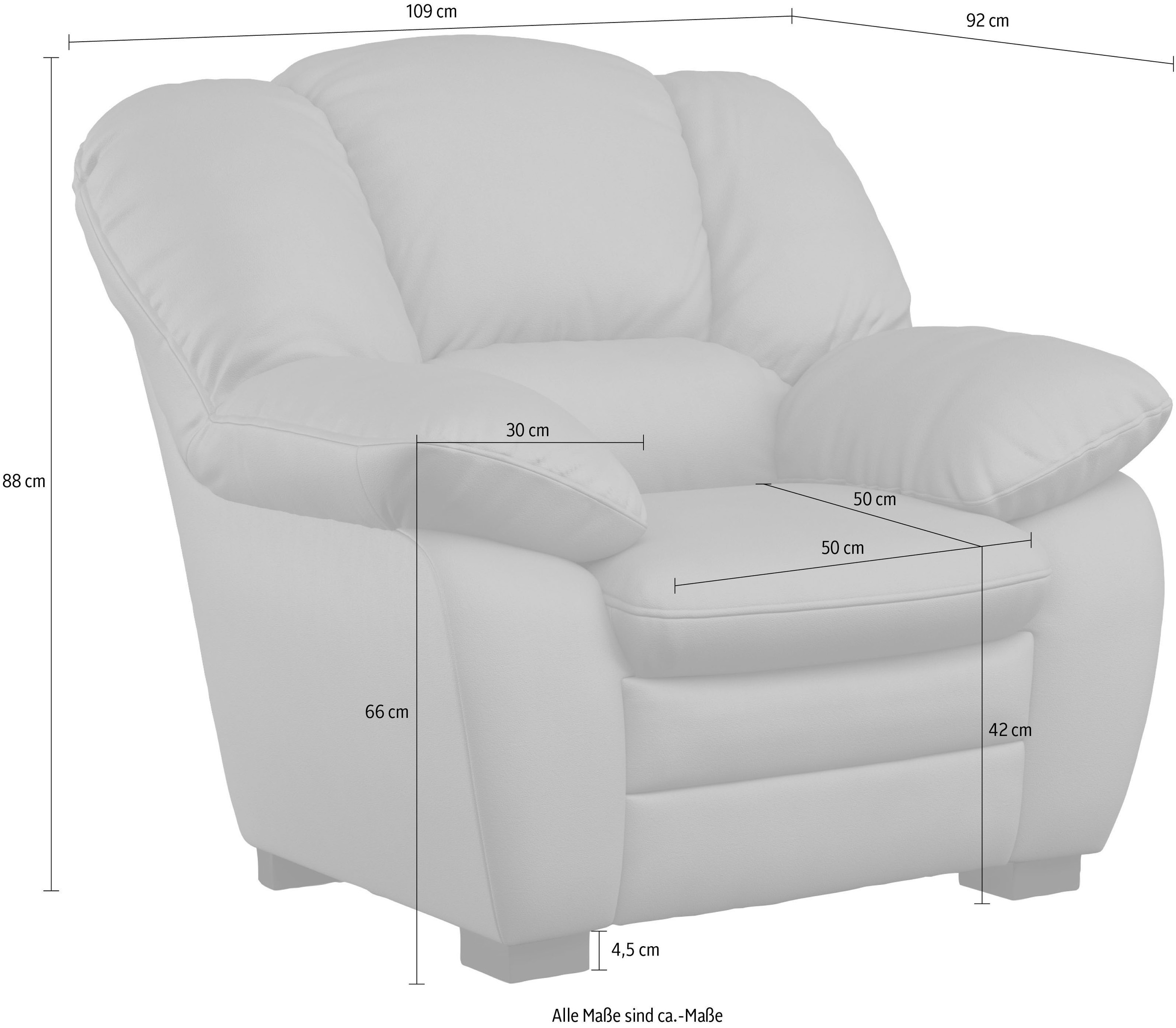 COTTA Fauteuil »Casino« Polstergarnitur, auch als Set erhältlich