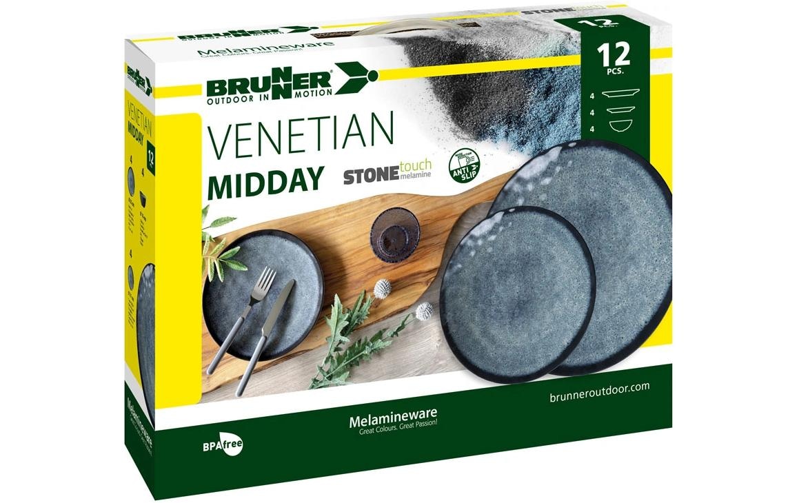 BRUNNER Geschirr-Set »Midday Venetian 12-teilig«