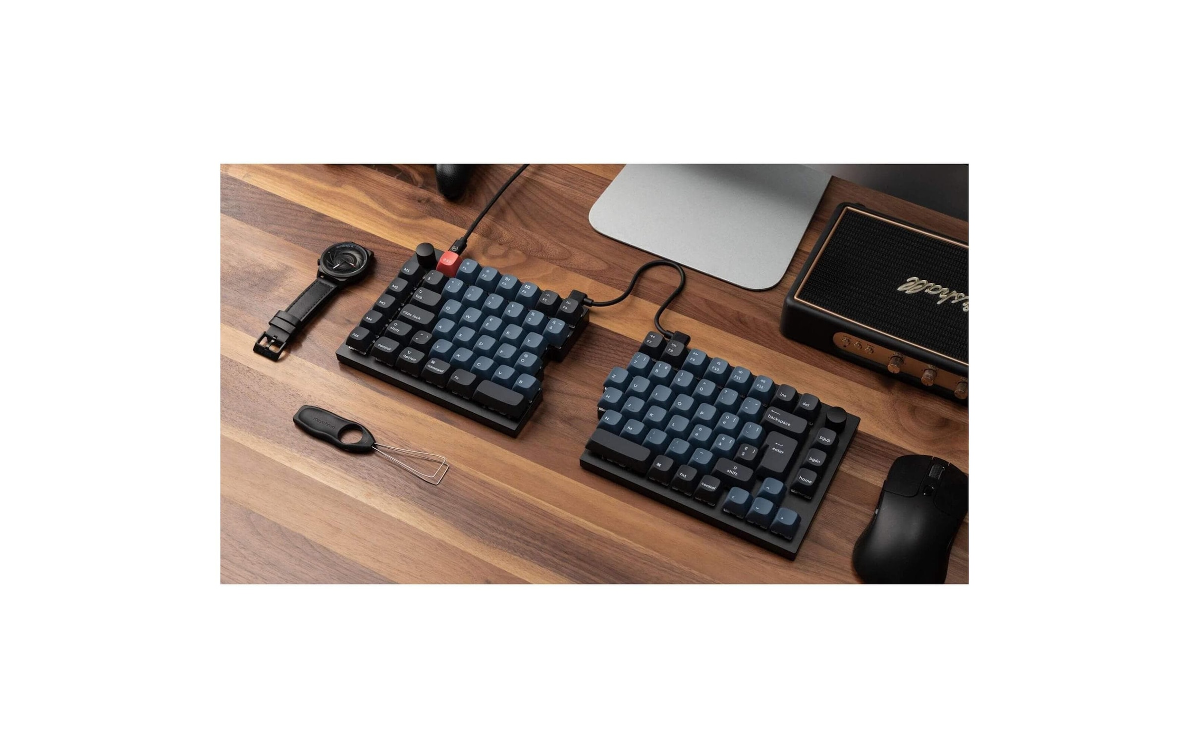   Clavier de jeu »Keychron Q11 Black QMK Brown Switch« ()