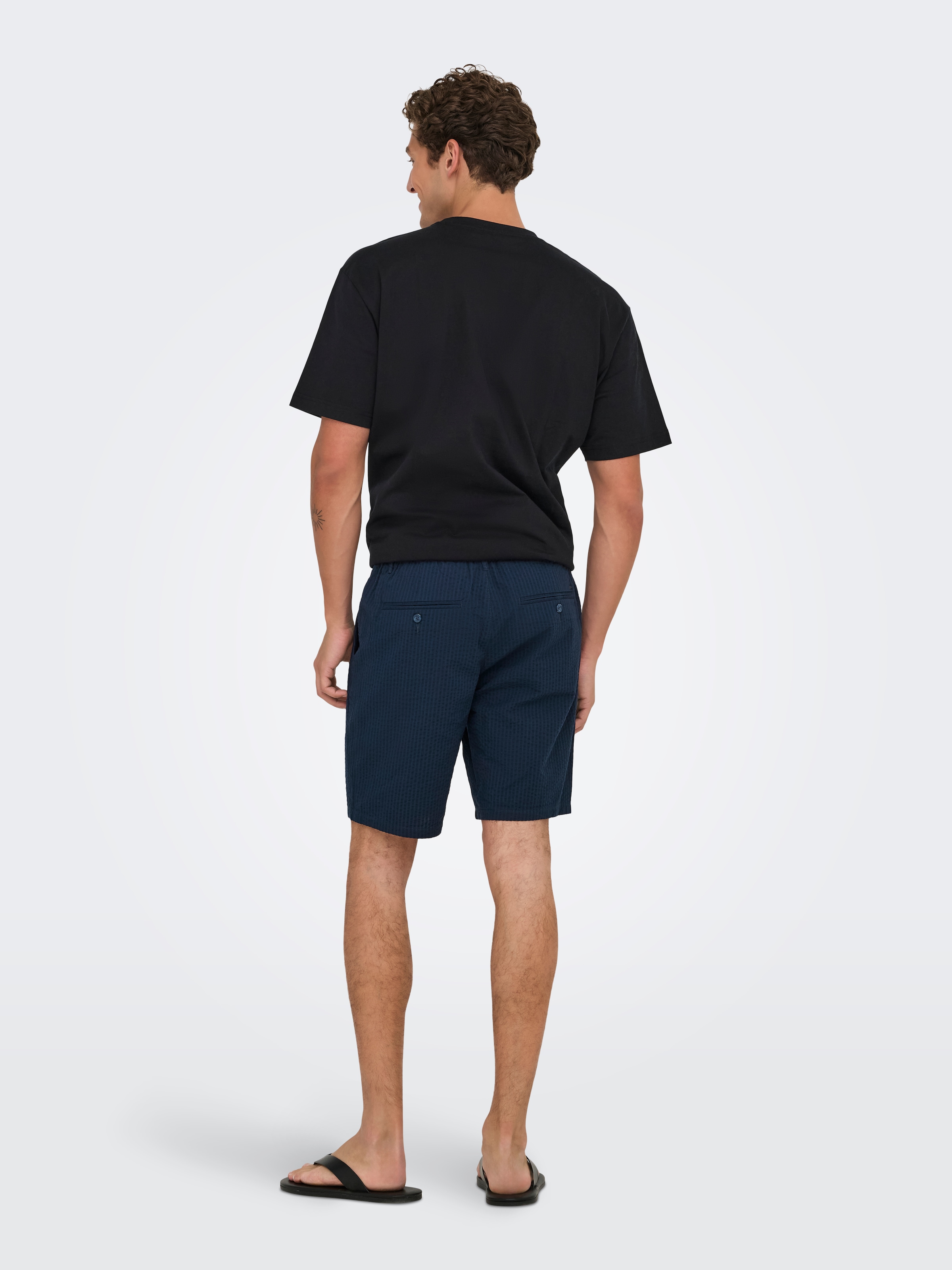 ONLY & SONS Short »ONSLEO LIFE 0009 SEERSUCKER SHORTS NOOS«