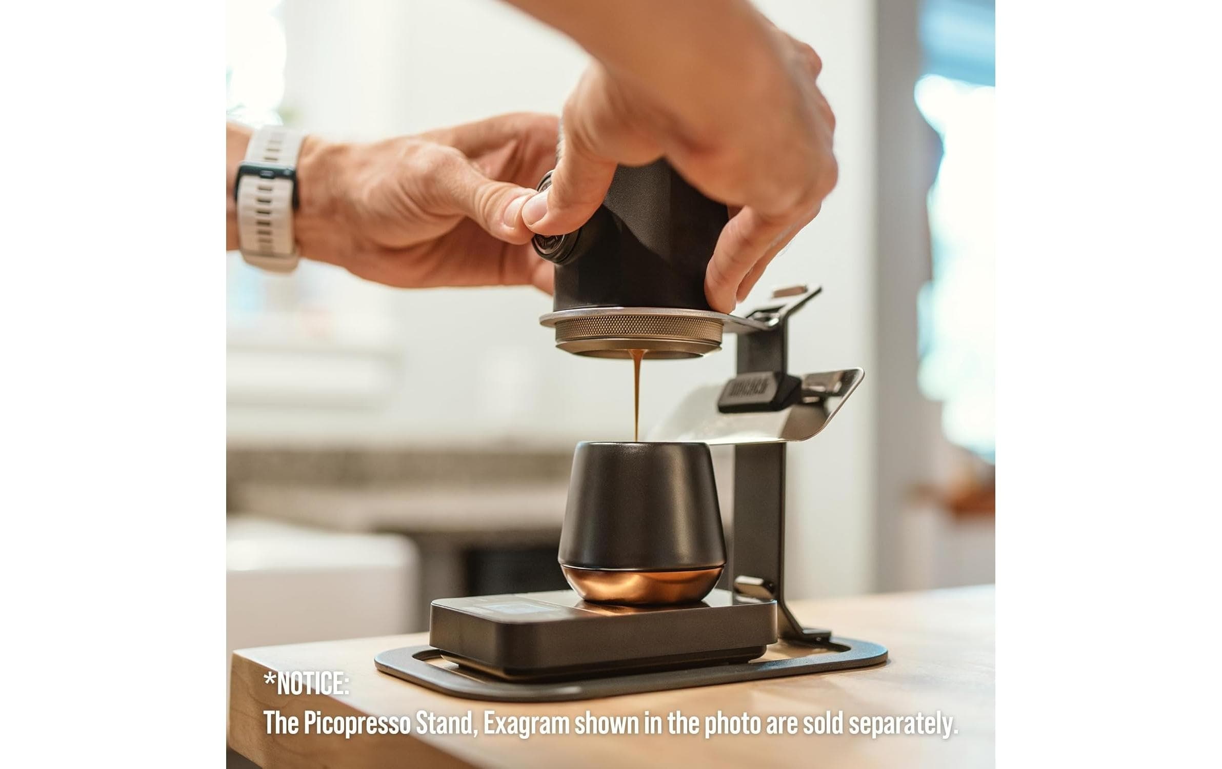 Wacaco Machine à café de voyage »Picopresso Nespresso Kapseln« Material: Aluminium, Edelstahl