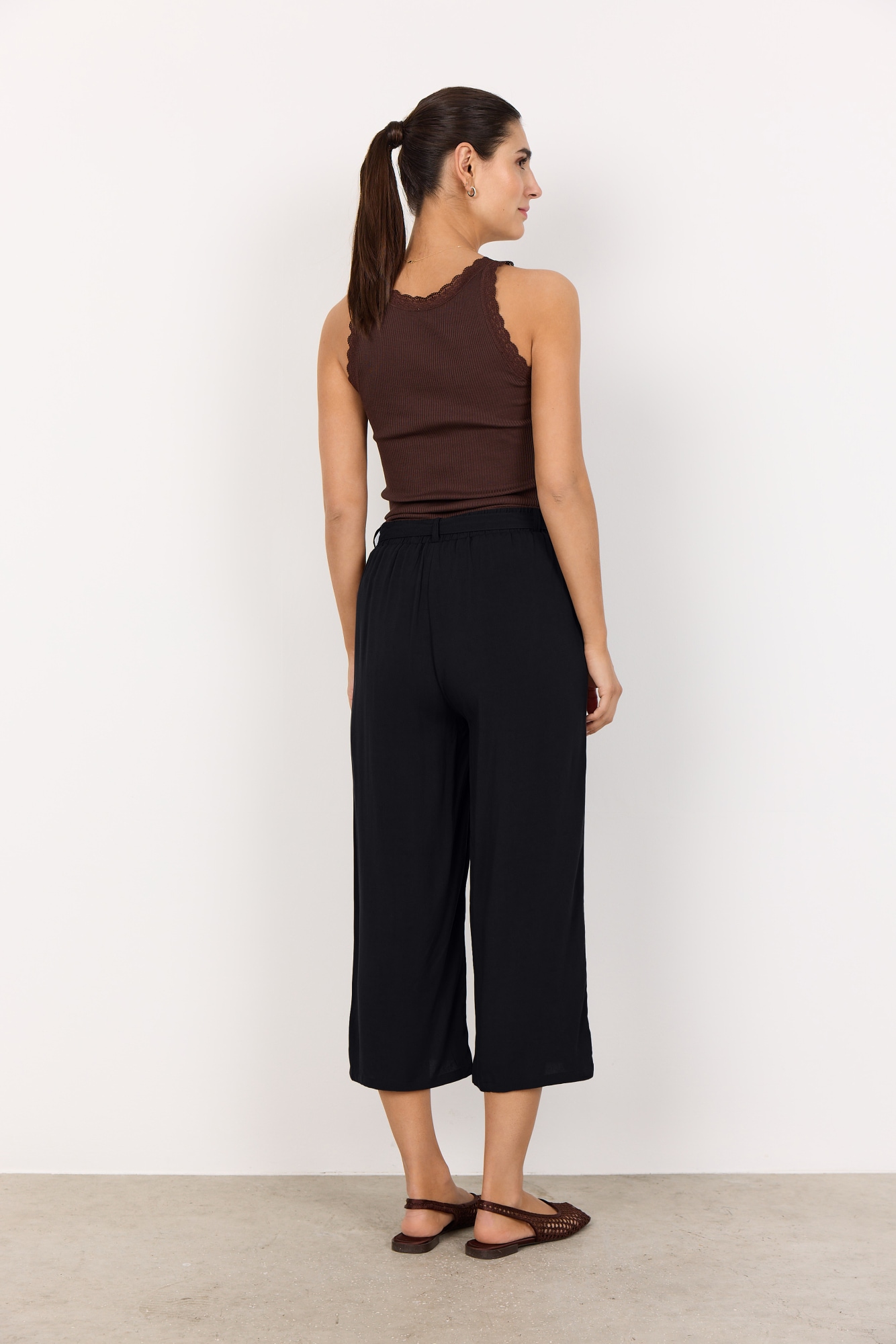 soyaconcept Pantalon 7/8 »SC-RADIA 52-B«  viscose, bord-côte élastique