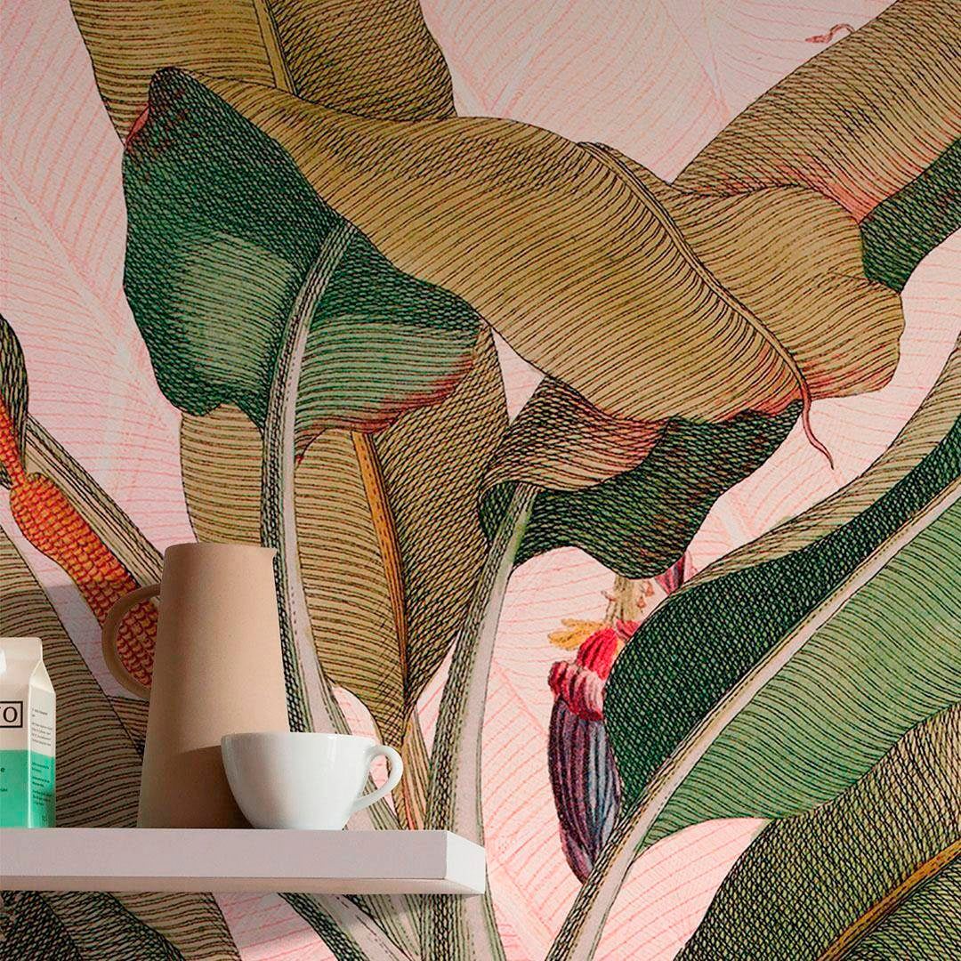 Komar Papier peint intissé »Digitaldruck Vlies -  Plantation - Grösse 350 x 270 cm« imprimé lisse salon, chambre à coucher