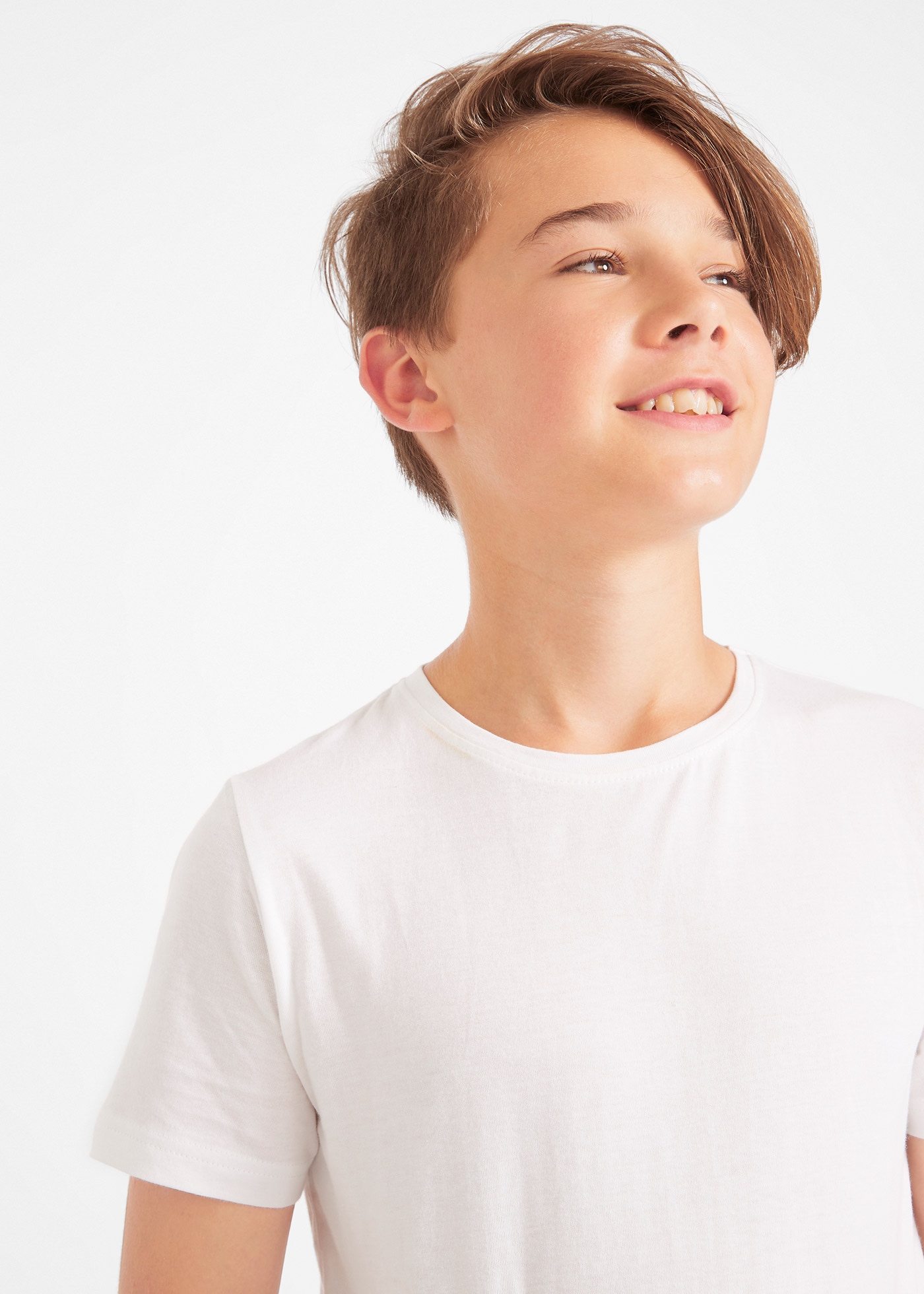 bonprix T-shirt »T-Shirt mit Baumwolle (3er Pack)« Packung, 3, 3 cuis T-Shirt mit Baumwolle (3er Pack)