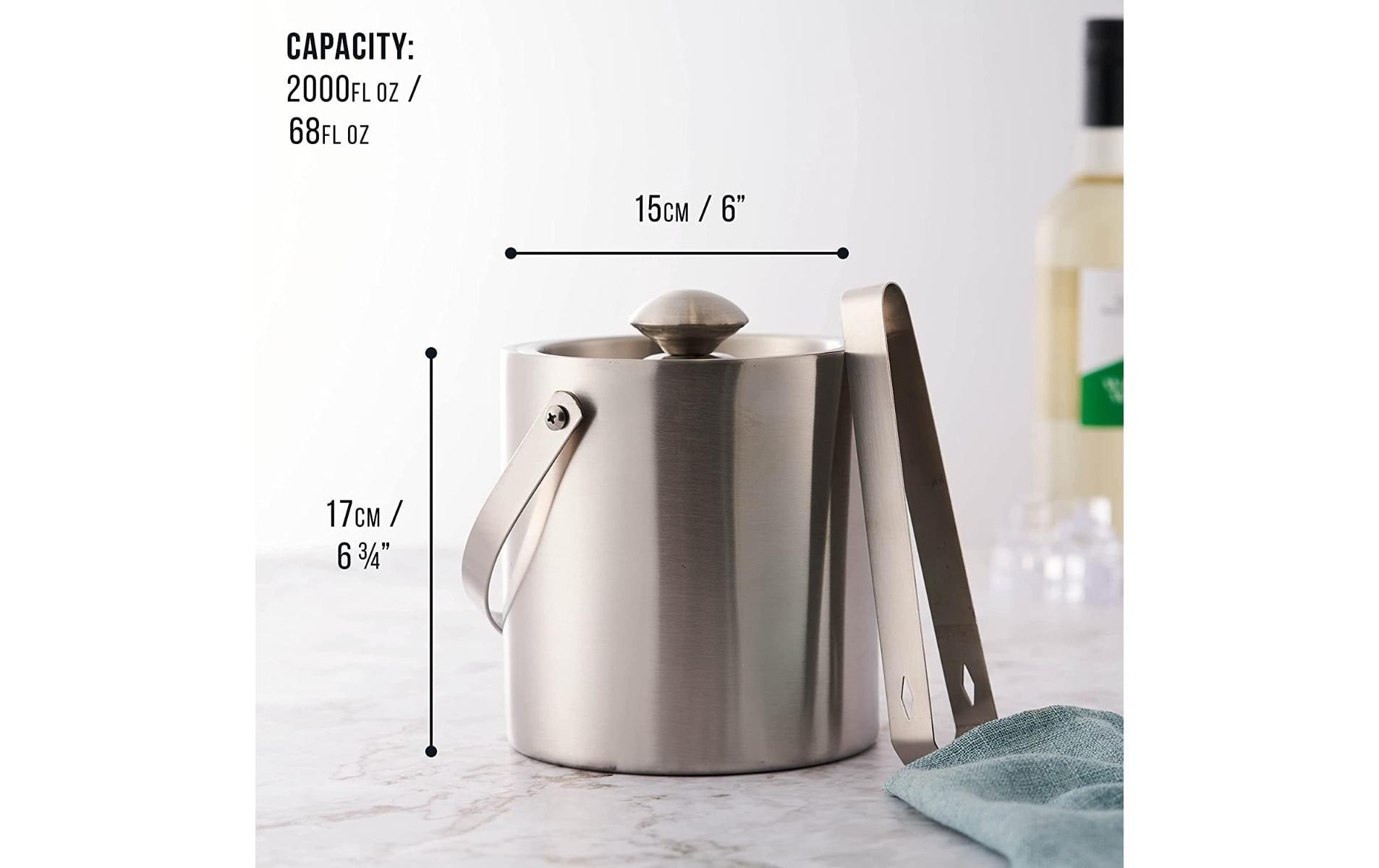   Seau à glace »Oak & Steel 2 L«