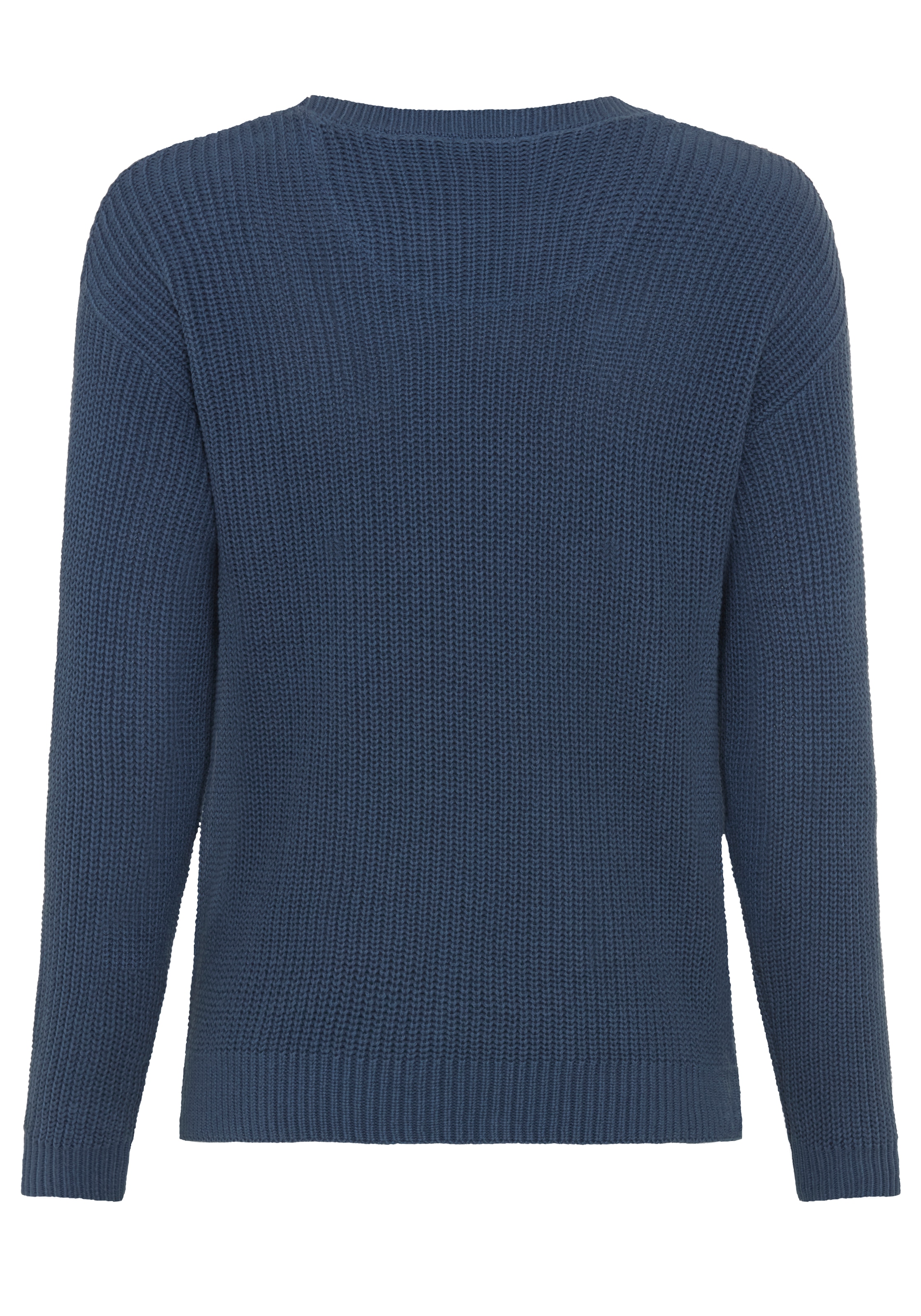 Laura Scott Pull à col rond »CIRCULAR COLLECTION-GOTS zertifiziert« en beau tricot grossier