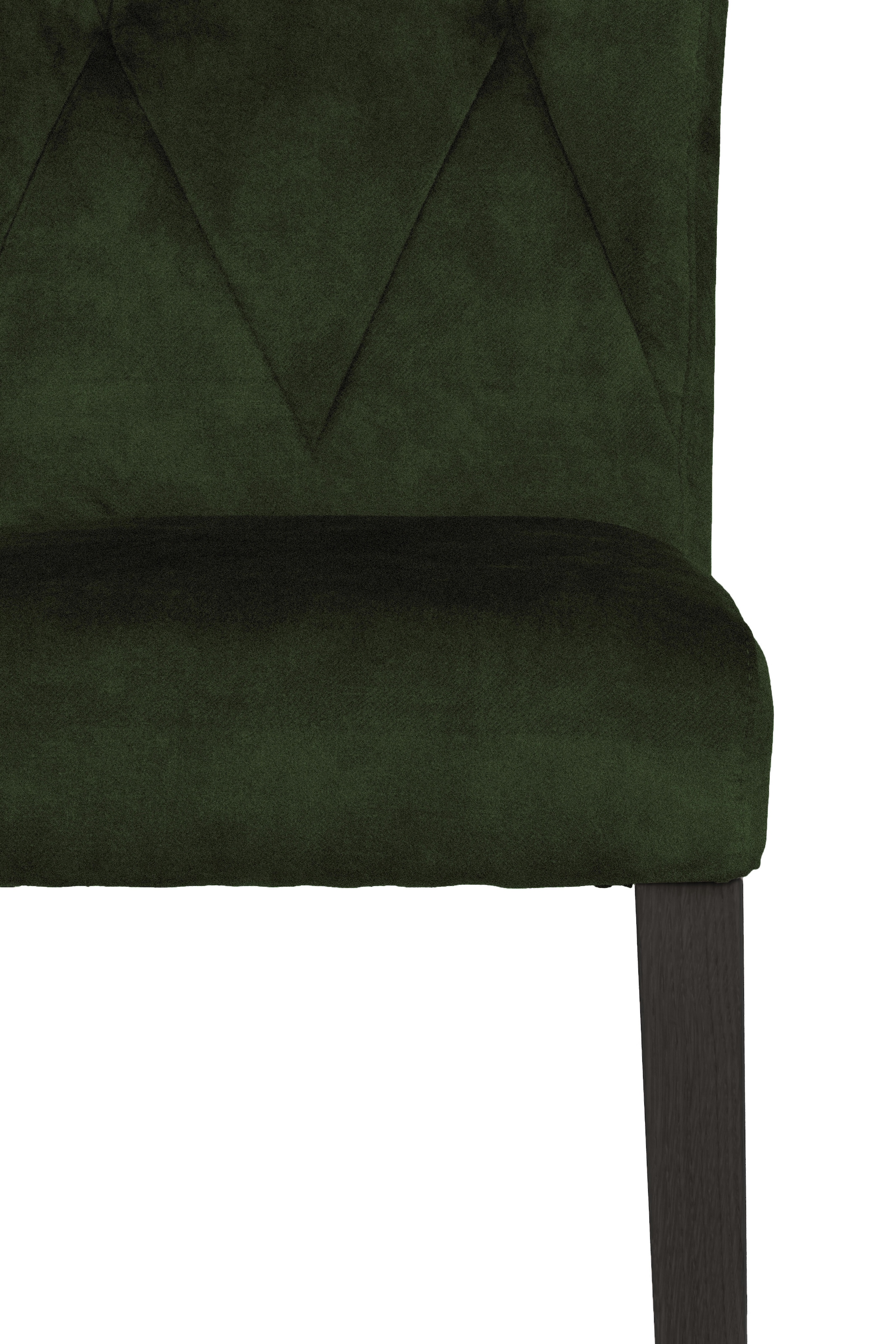 Home affaire 4-Fussstuhl »Diamond« (Set) 2 Stk.Sitz und Ruecken gepolstert