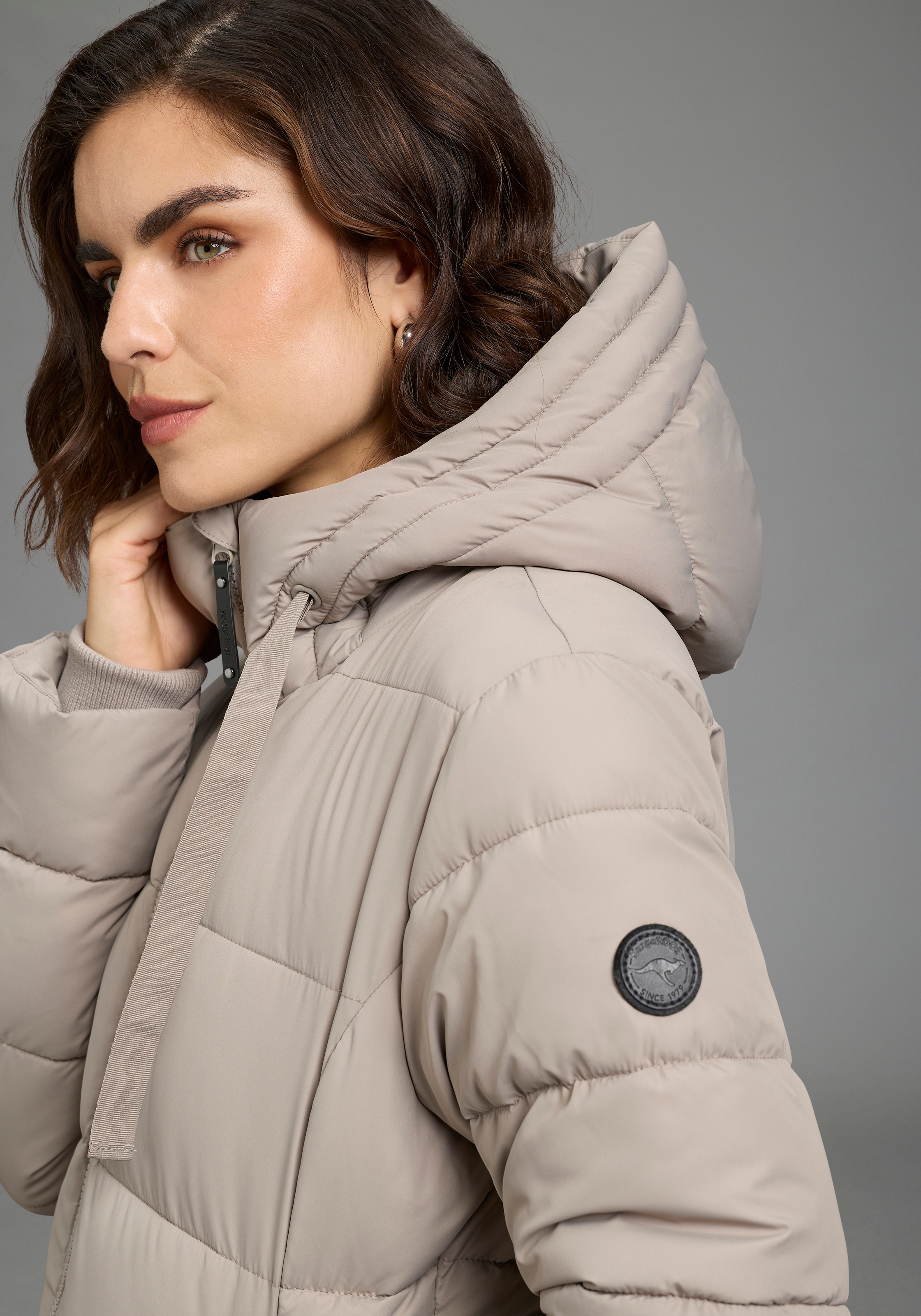 KangaROOS Manteau matelassé avec capuche amovible
