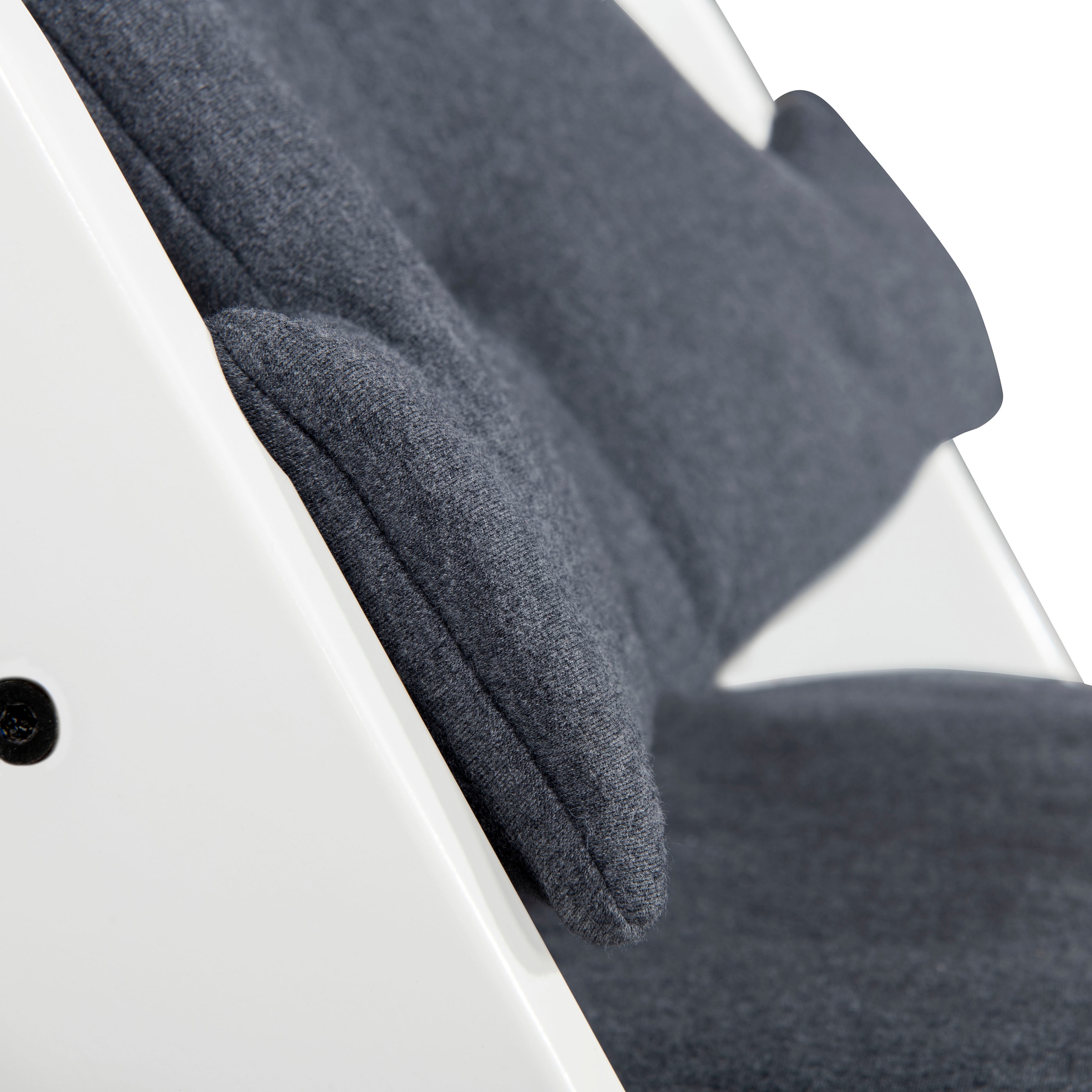 Hauck Kinder-Sitzauflage »Select, jersey charcoal« für den ALPHA+ Holzhochstuhl und weitere Modelle