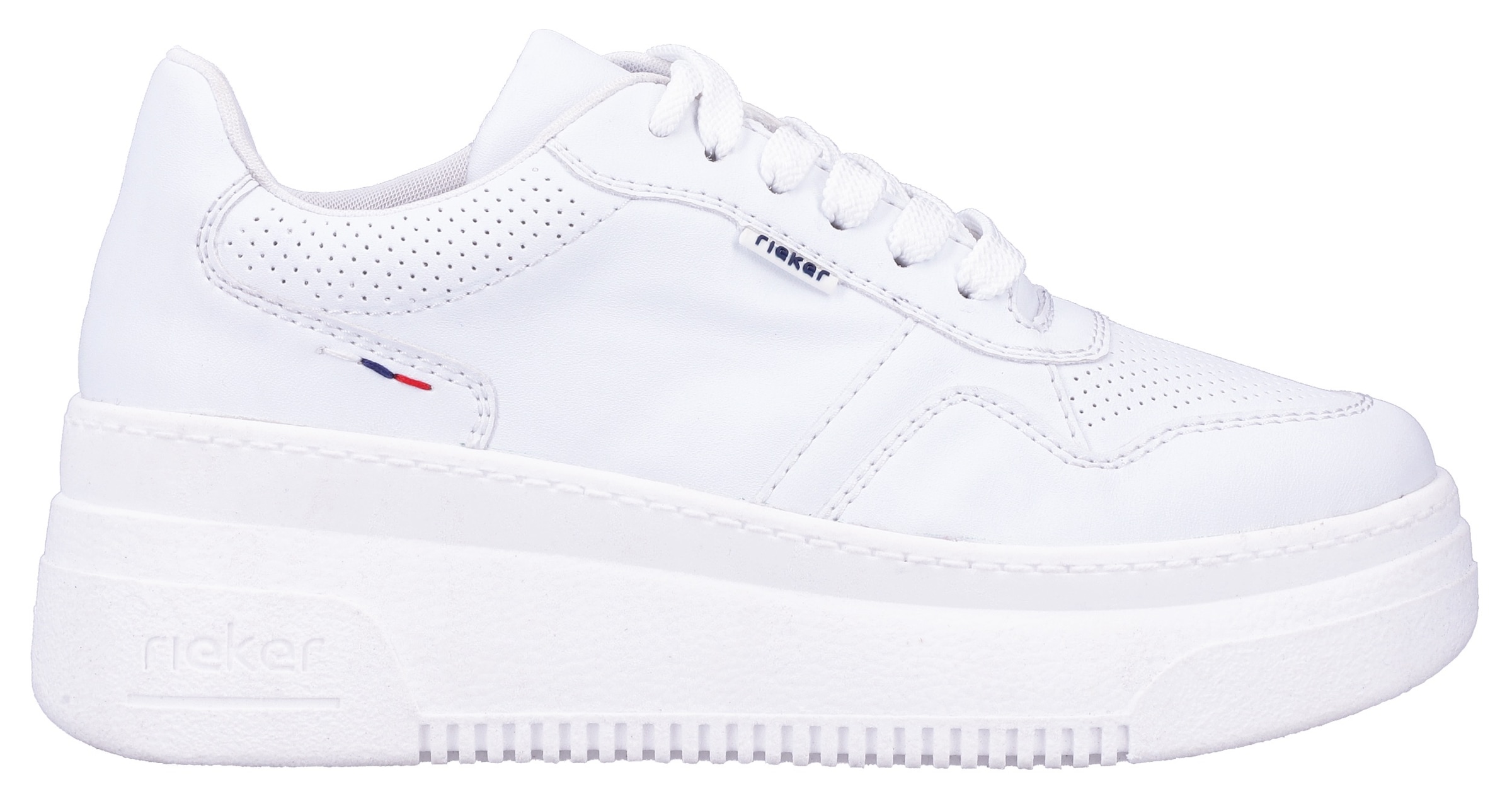 Rieker Baskets à plateforme  mit loser Einlage, Freizeitschuh, Halbschuh, Schnürschuh