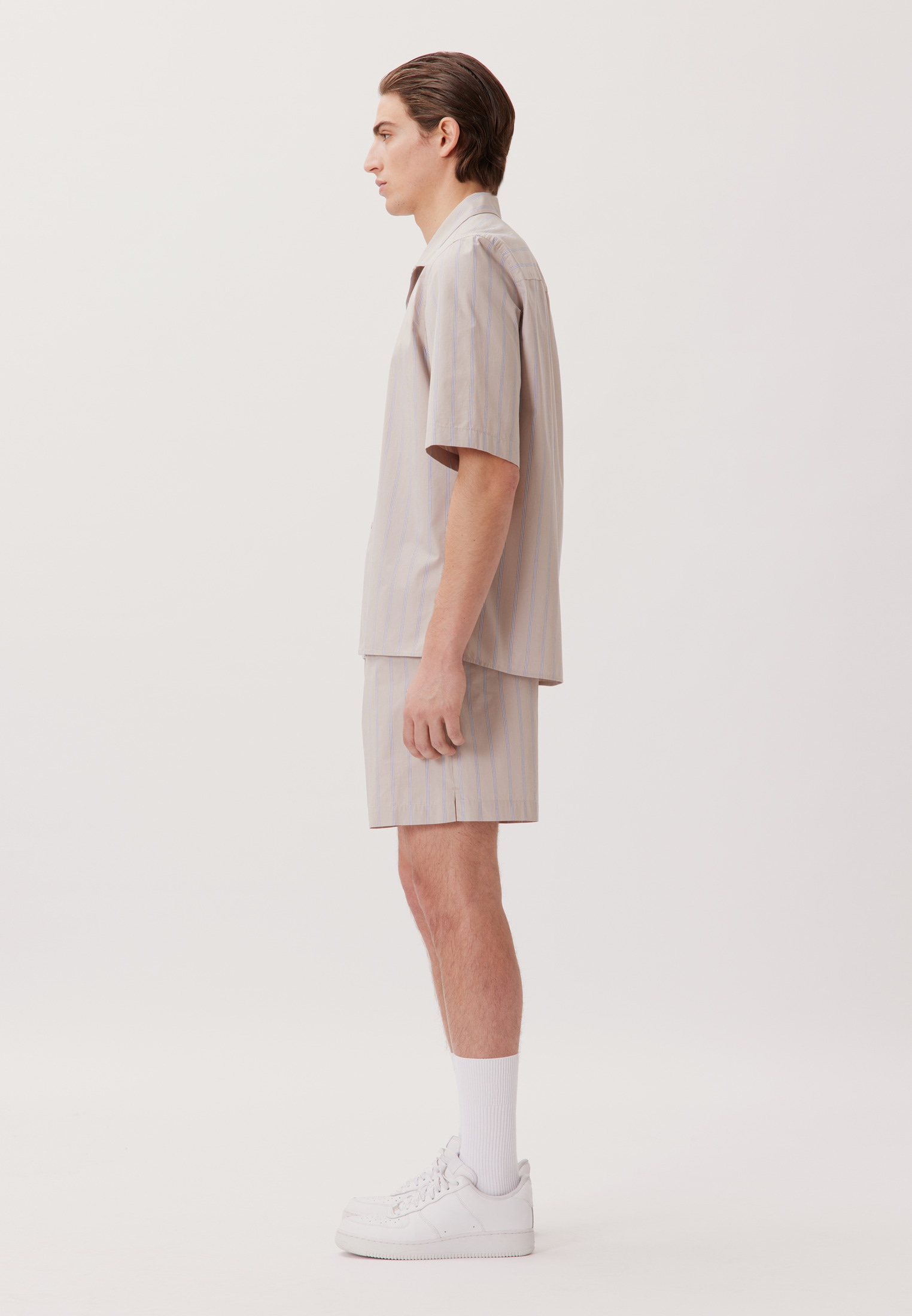 studio seidensticker Businesshemd »Studio« Regular 1/2 Reverskragen Streifen