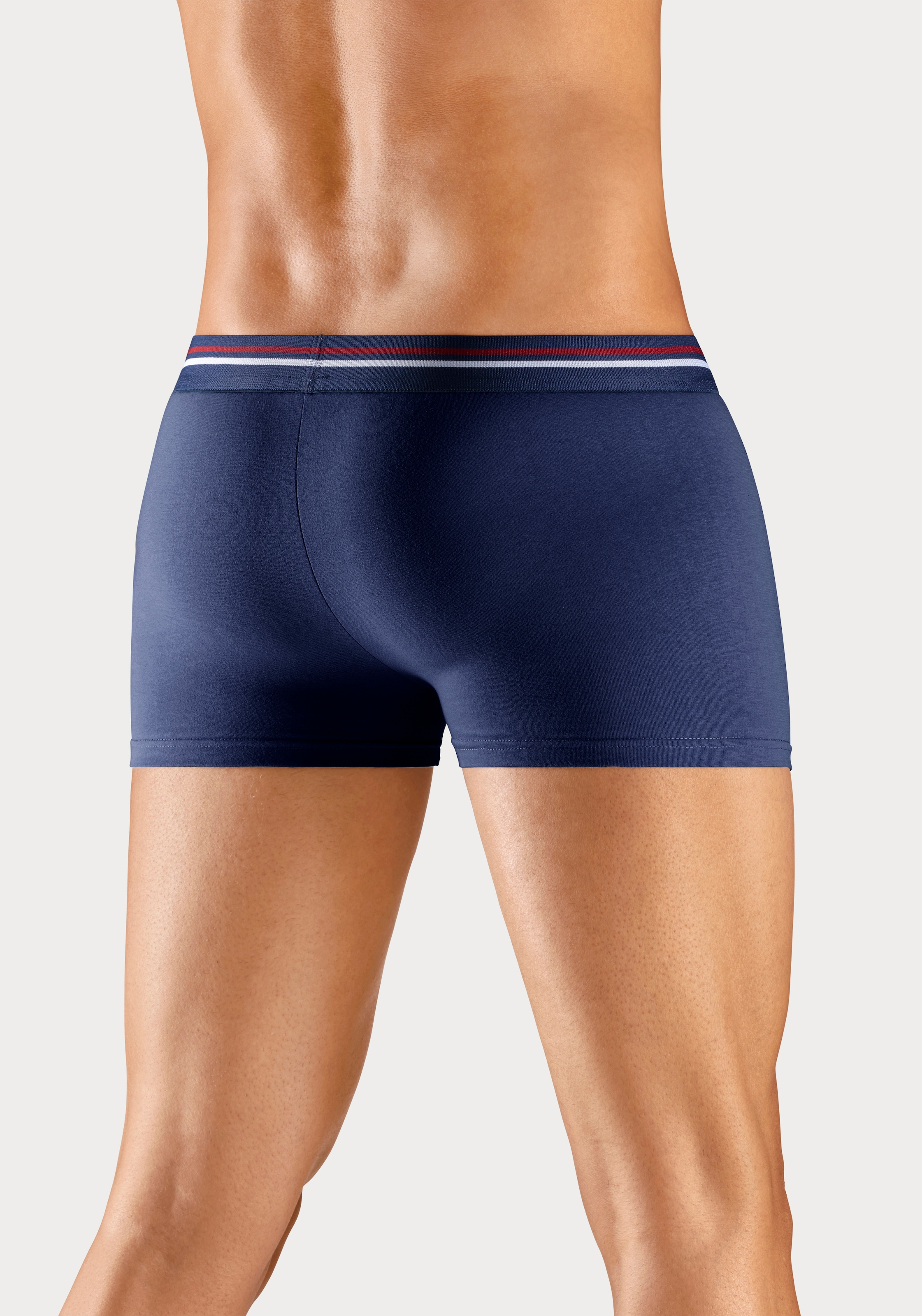 H.I.S Boxer »Boxershorts für Herren« Packung, 5 cuis mit Streifen und Markenlogo im Bund