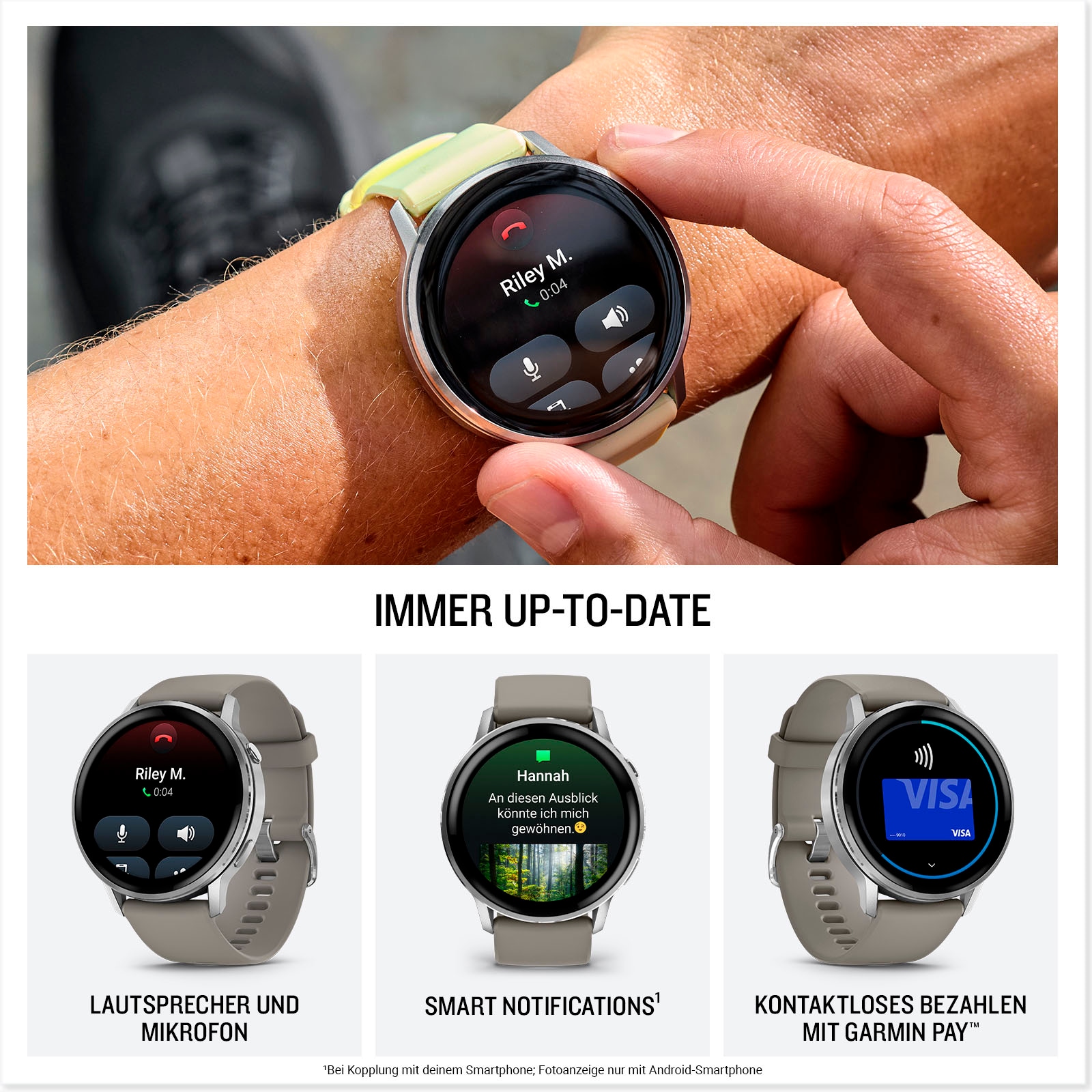 Garmin Smartwatch »Venu 4« (3,53 cm / 1,4 ″)