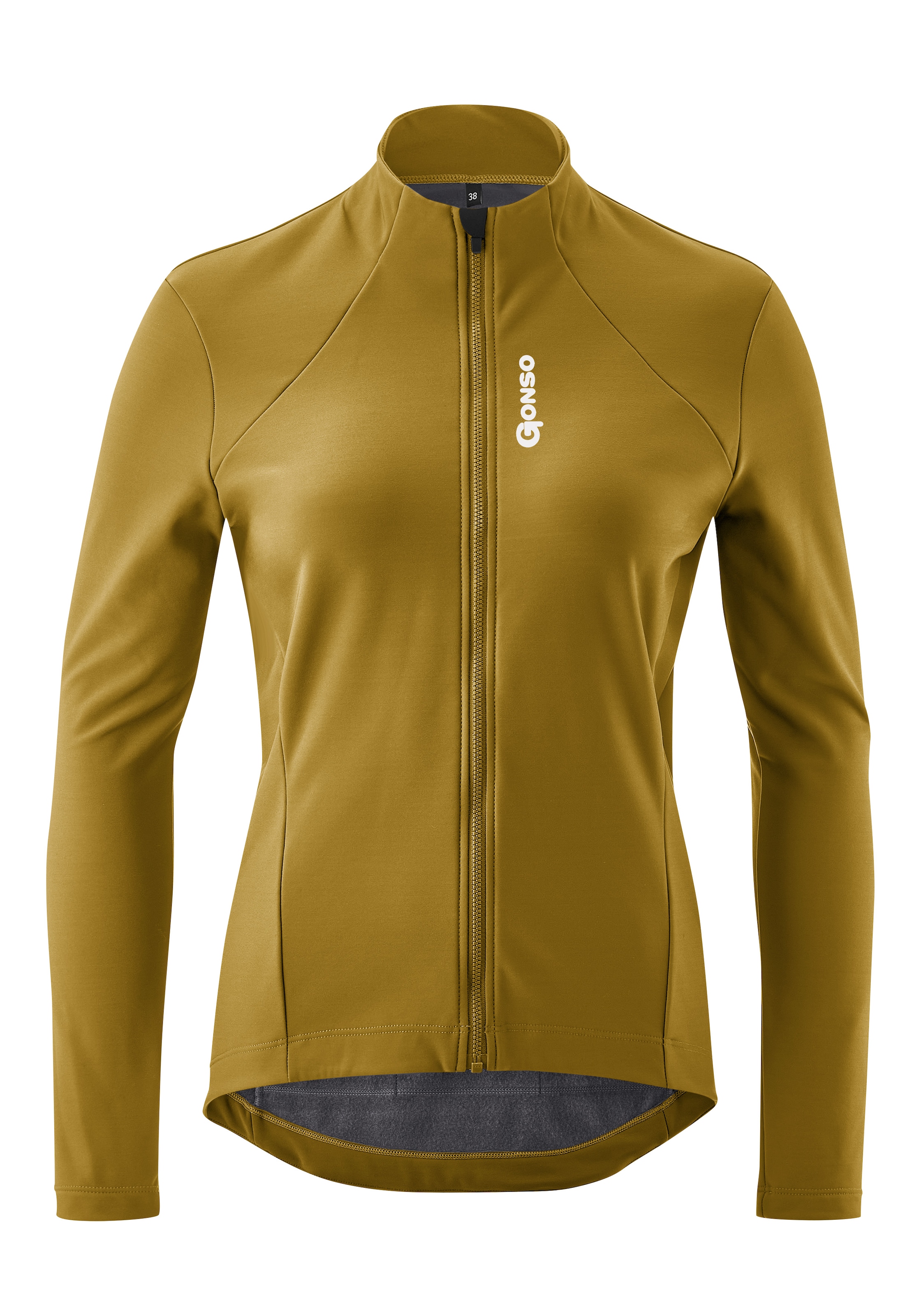 Gonso Maillot de cyclisme »SITIVO TRIKOT THERM W« Damen Fahrradtrikot langarm, isolierendes Full-Zip Trikot, Tight Fit